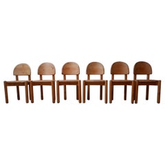 Rainer Daumiller Midcentury Pine Dining Chairs '6'