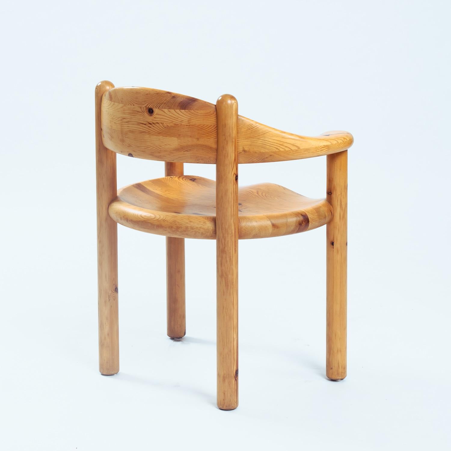 Rainer Daumiller is a furniture designer who was born in Germany and migrated to Denmark in 1959. The sculptural wooden furniture represents Daumiller's love for natural materials and his connection to nature. The artist's work is strongly