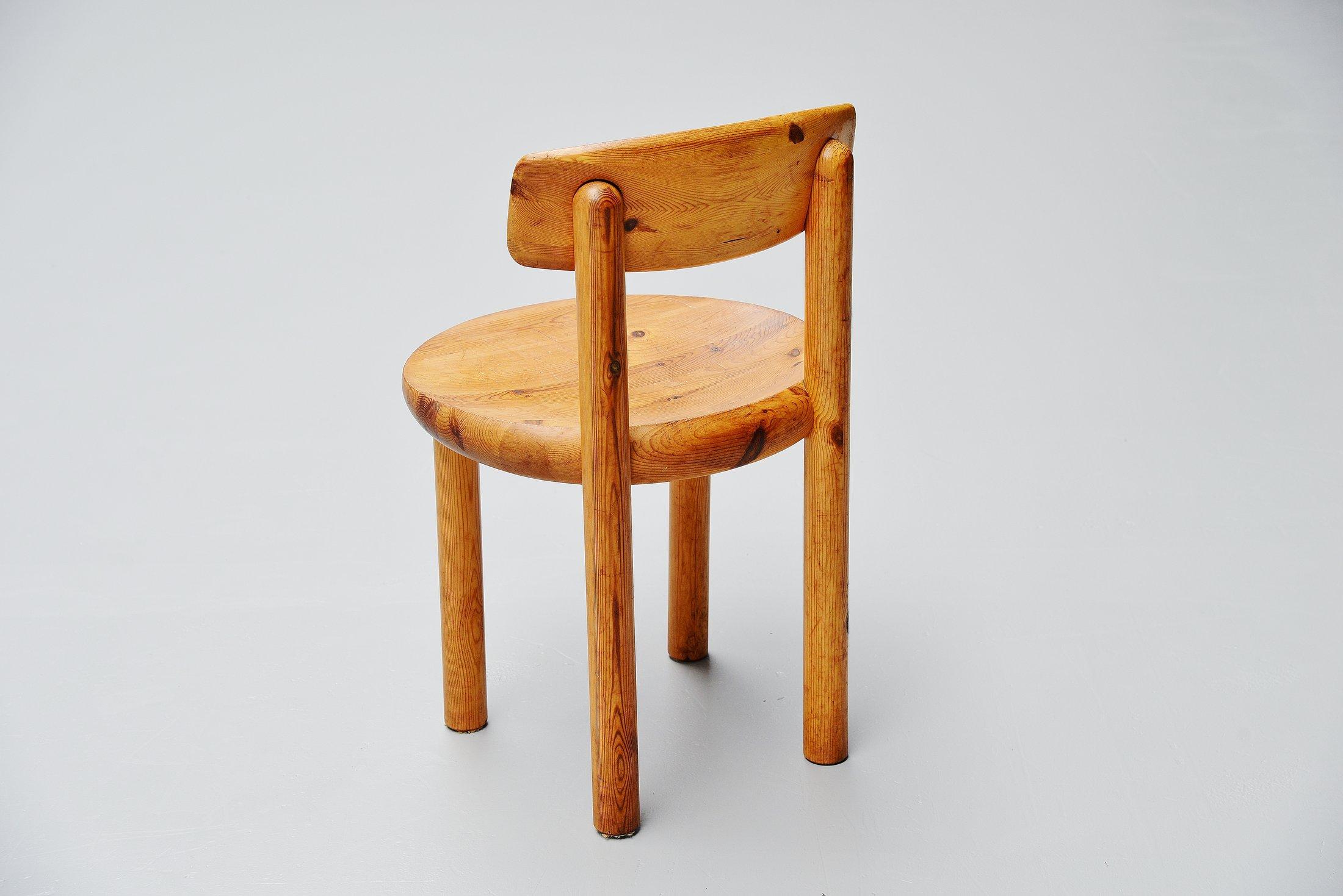 Rainer Daumiller Pine Chairs Set of 12 Denmark 1970 3