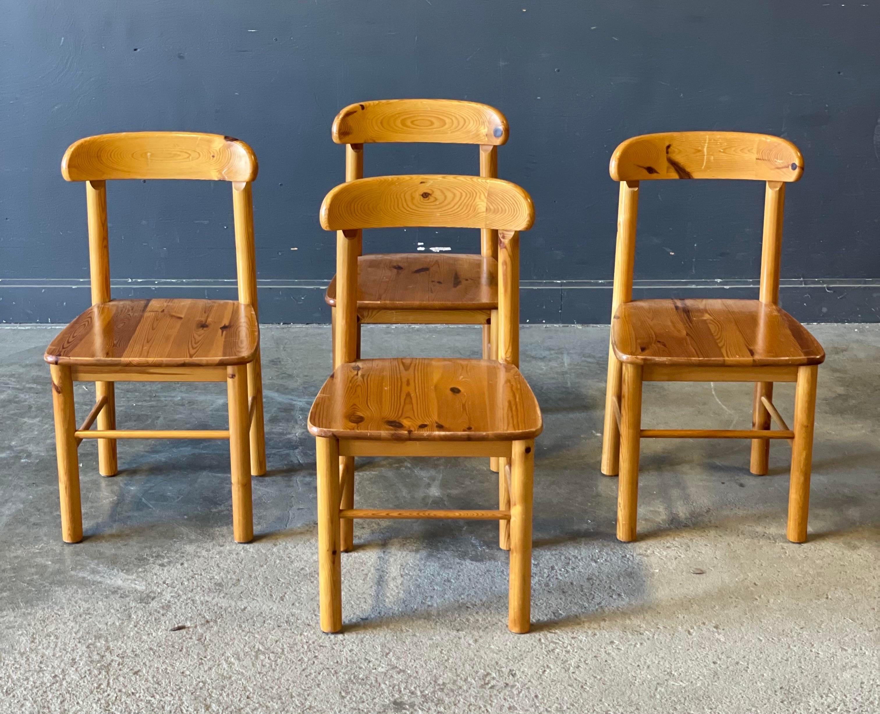 Rainer Daumiller Pine Dining Chairs, Set of 4 For Sale 2