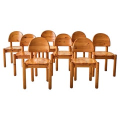 Rainer Daumiller Pine Dining Chairs, set of 6, 1970s