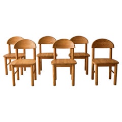 Rainer Daumiller Pine Dining Chairs, set of 6, 1970s