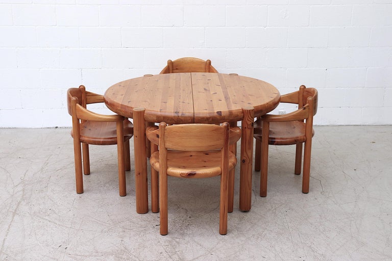 Rainer Daumiller Pine Dining Table for Hirtshals Savvaerk at 1stDibs