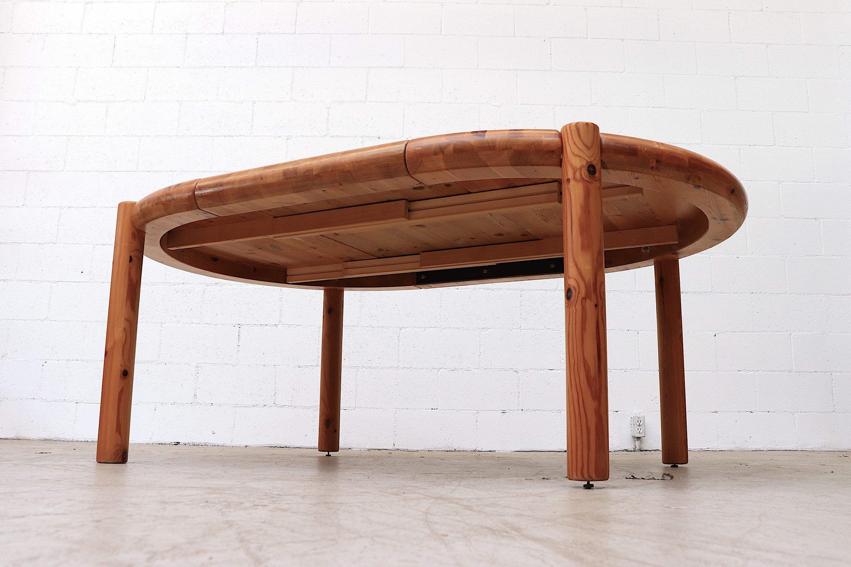 Rainer Daumiller Pine Dining Table for Hirtshals Savvaerk In Good Condition In Los Angeles, CA