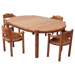 Rainer Daumiller Pine Dining Table for Hirtshals Savvaerk