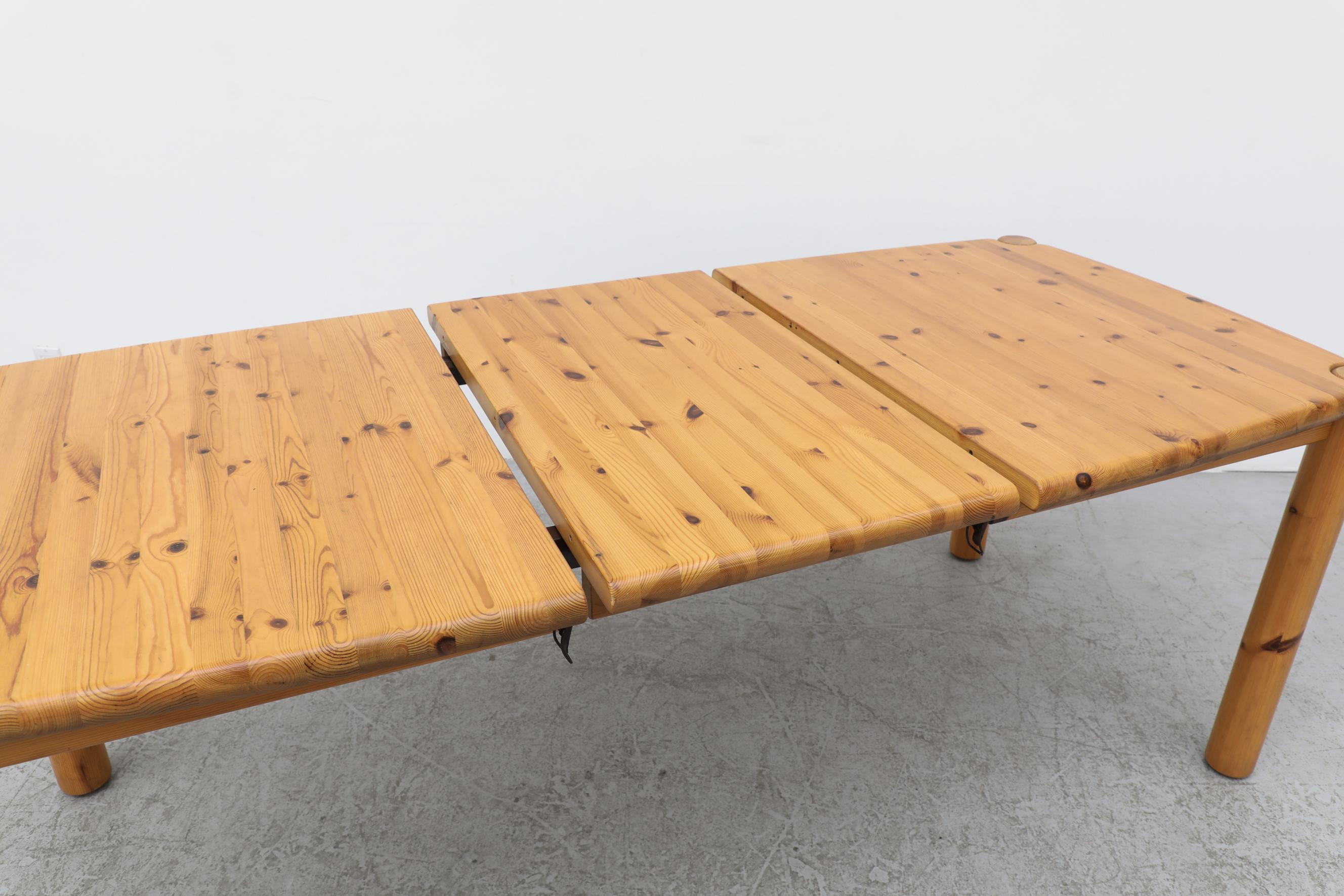 Rainer Daumiller Pine Dining Table with Leaf 5
