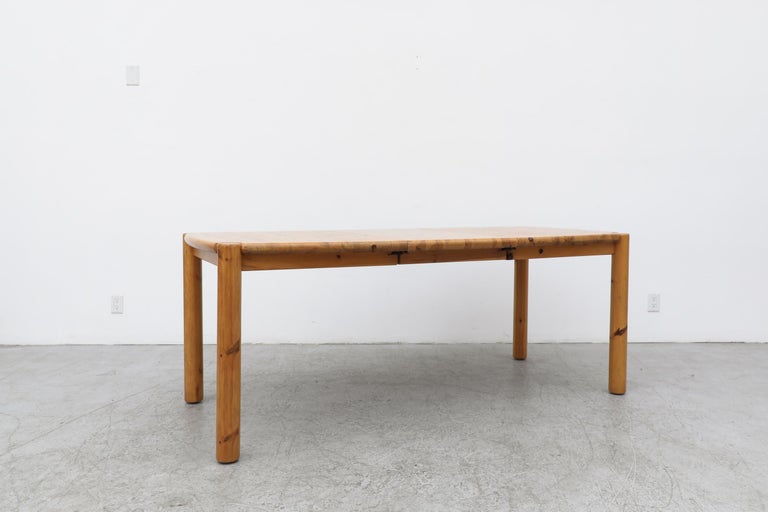 Rainer Daumiller Pine Dining Table with Leaf For Sale 7
