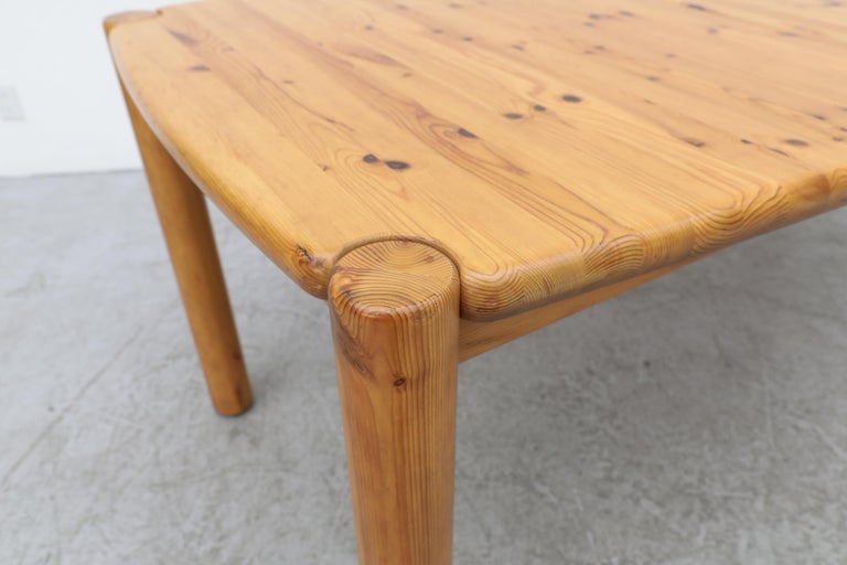 Rainer Daumiller Pine Dining Table with Leaf For Sale 9