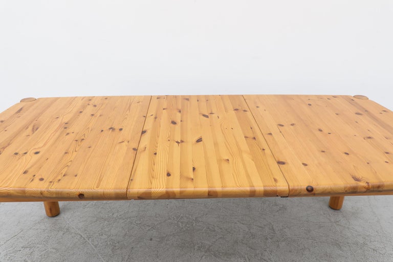 Rainer Daumiller Pine Dining Table with Leaf For Sale 10