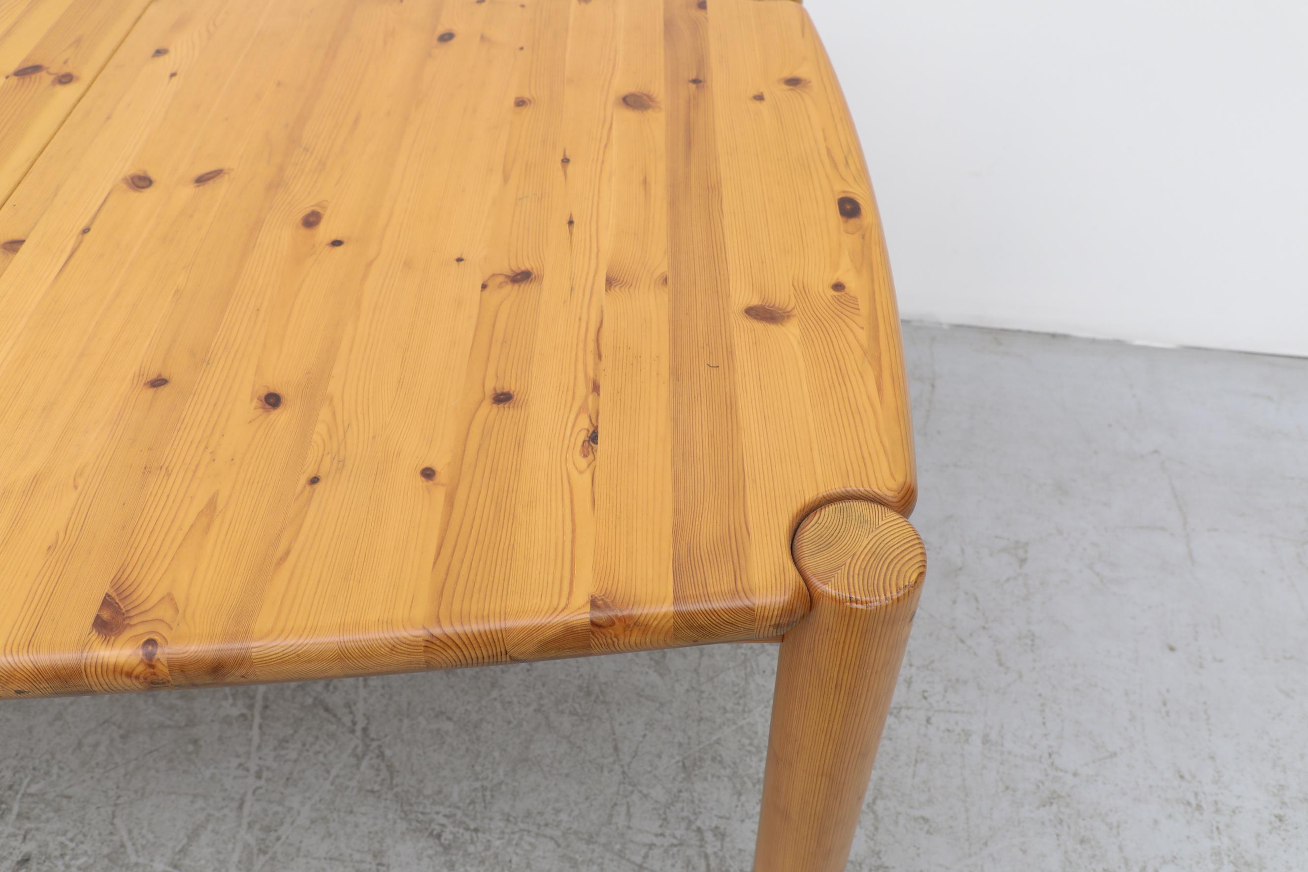 Rainer Daumiller Pine Dining Table with Leaf 13