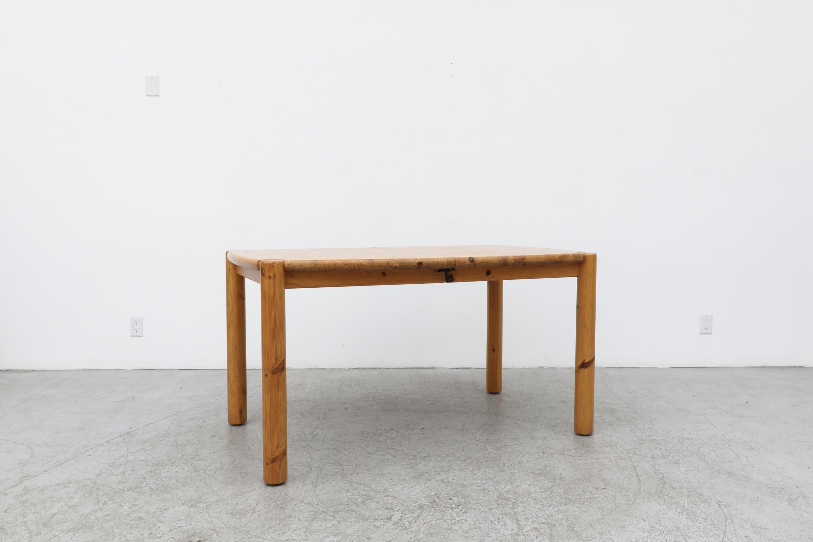 Late 20th Century Rainer Daumiller Pine Dining Table with Leaf