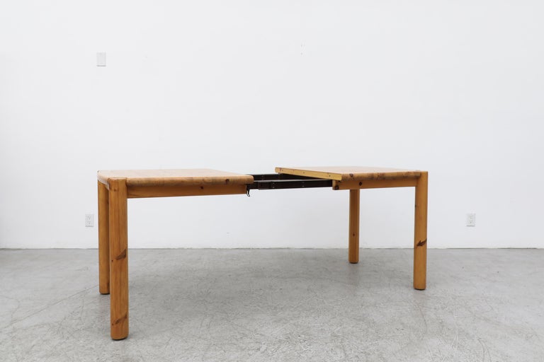 Rainer Daumiller Pine Dining Table with Leaf For Sale 1