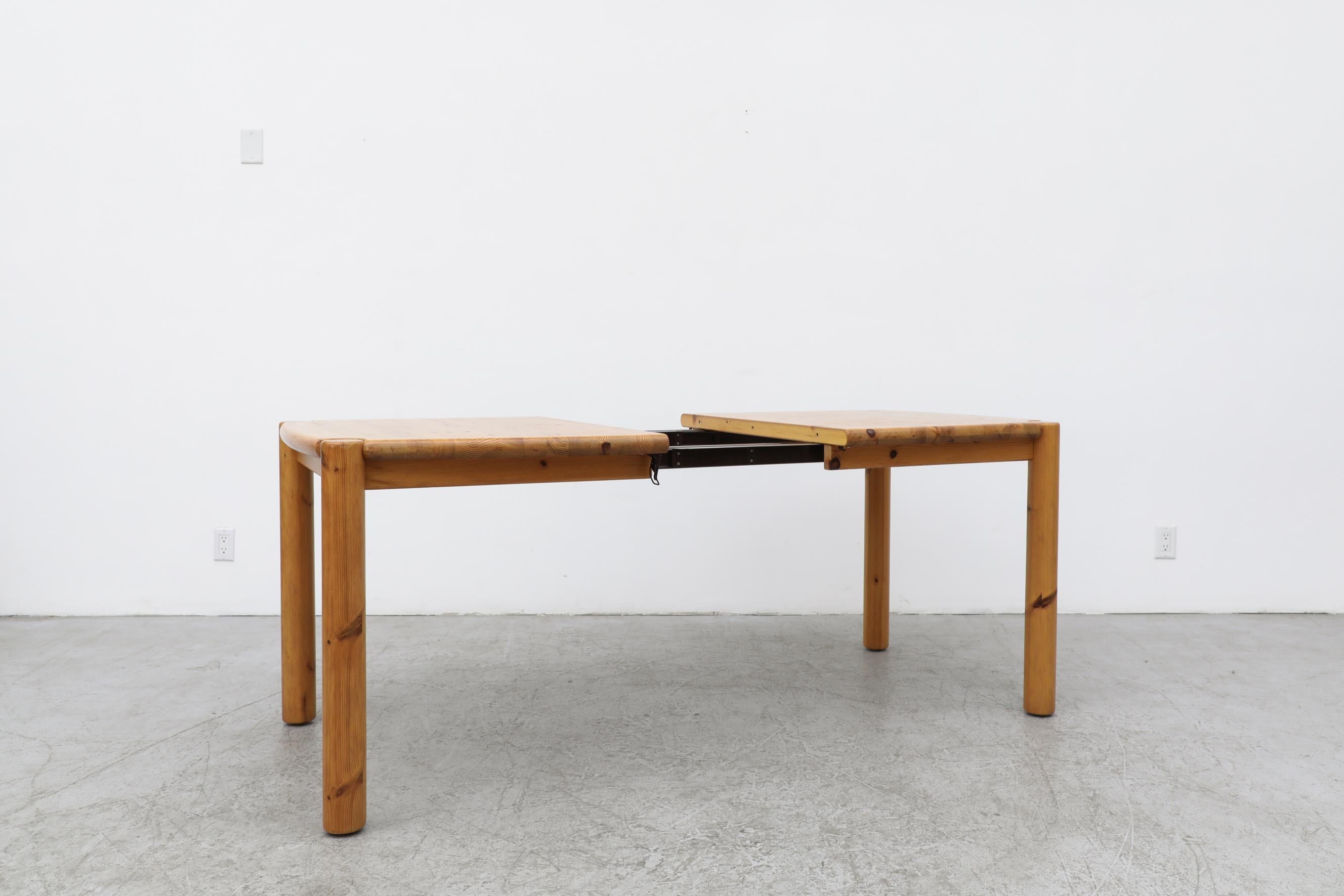 Rainer Daumiller Pine Dining Table with Leaf 2