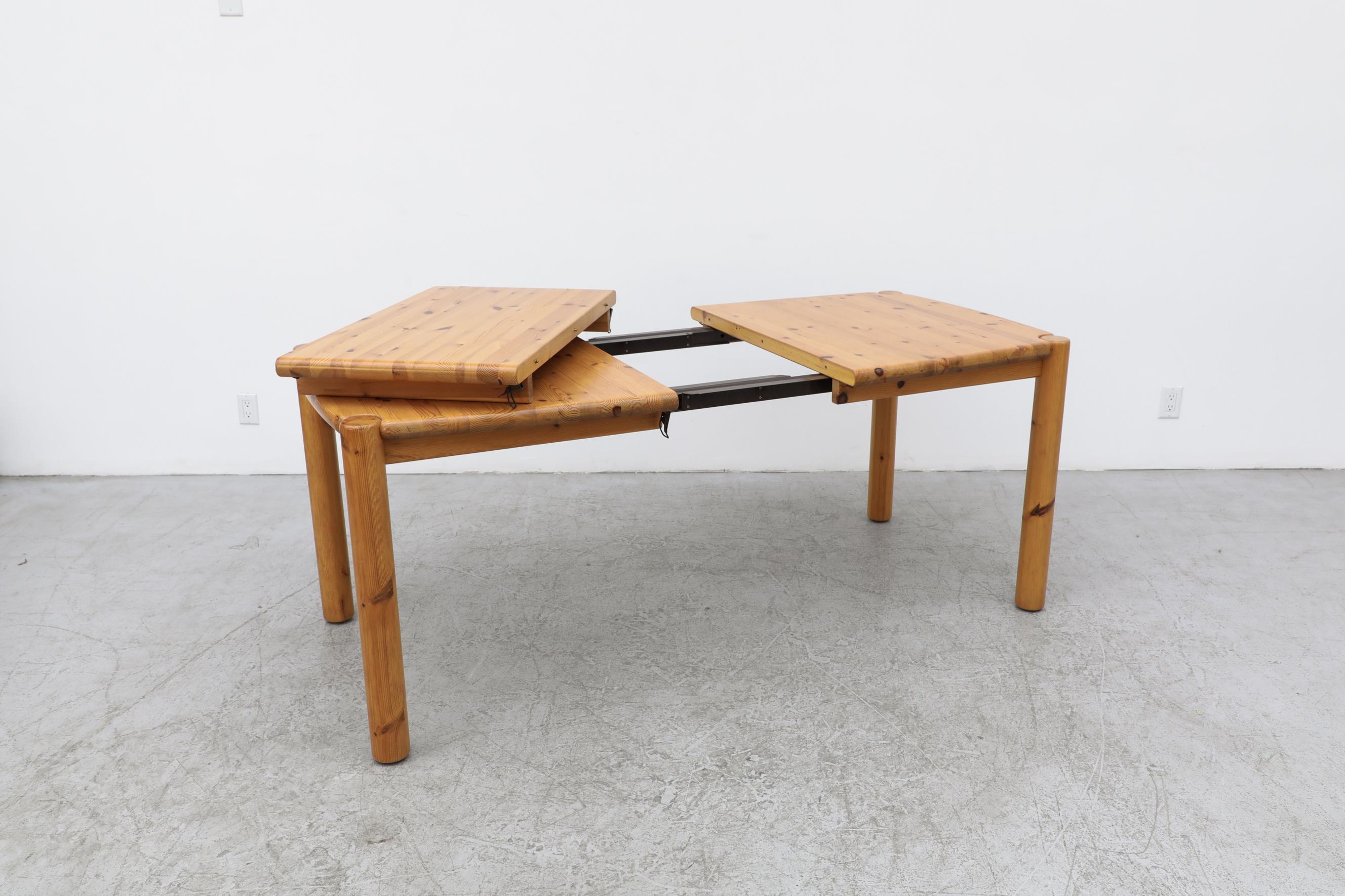Rainer Daumiller Pine Dining Table with Leaf 3
