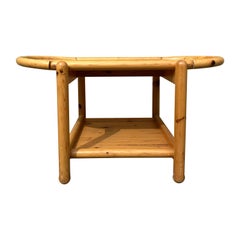 Rainer Daumiller Pine Serving Table, 1960s