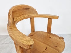 Rainer Daumiller Pine Wood Dining Chairs for Hirtshals Savvaerk, Set of 4, 198