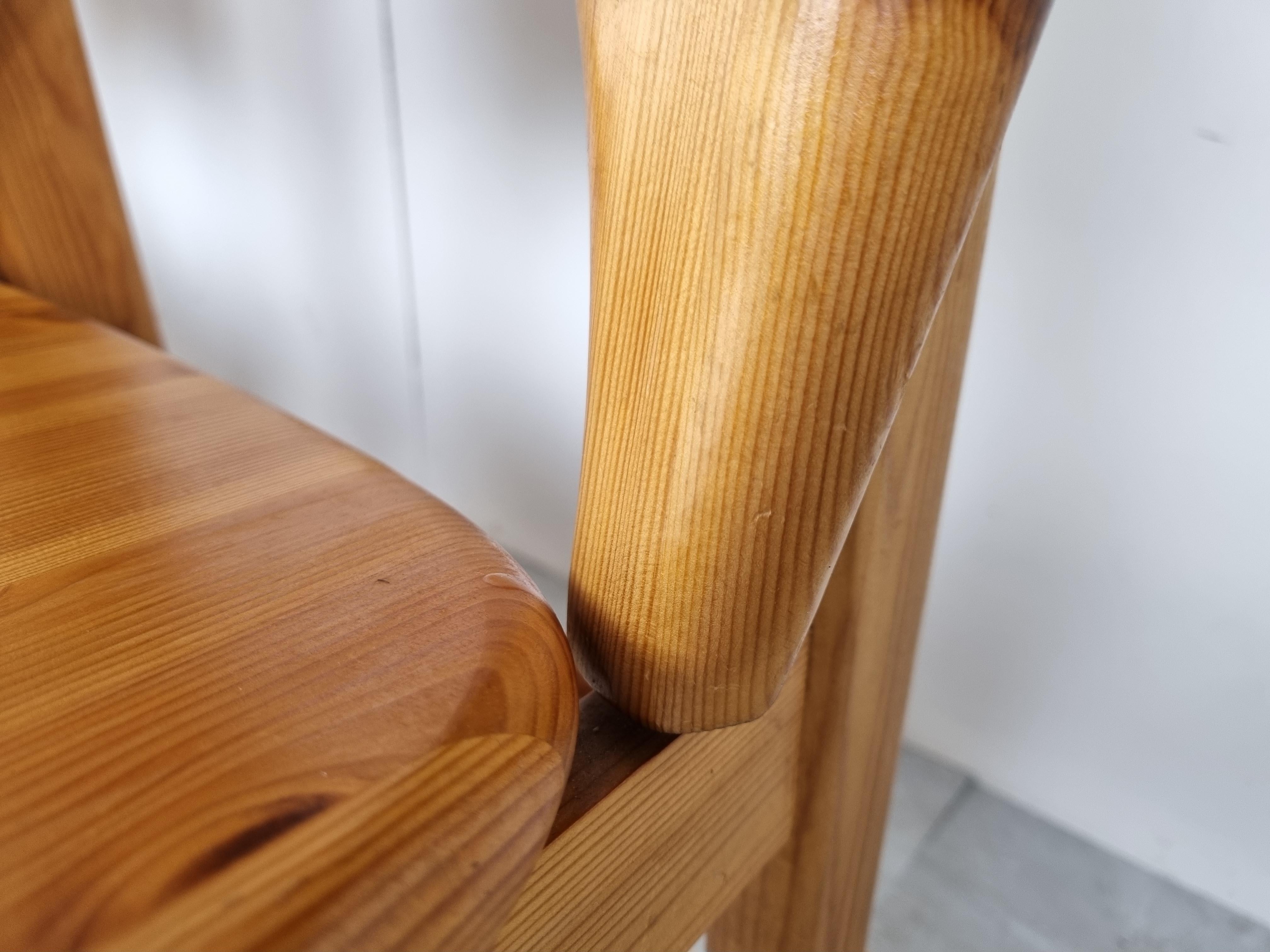 Late 20th Century Rainer Daumiller Pine Wood Dining Chairs for Hirtshals Savvaerk - Set of 4 - 198