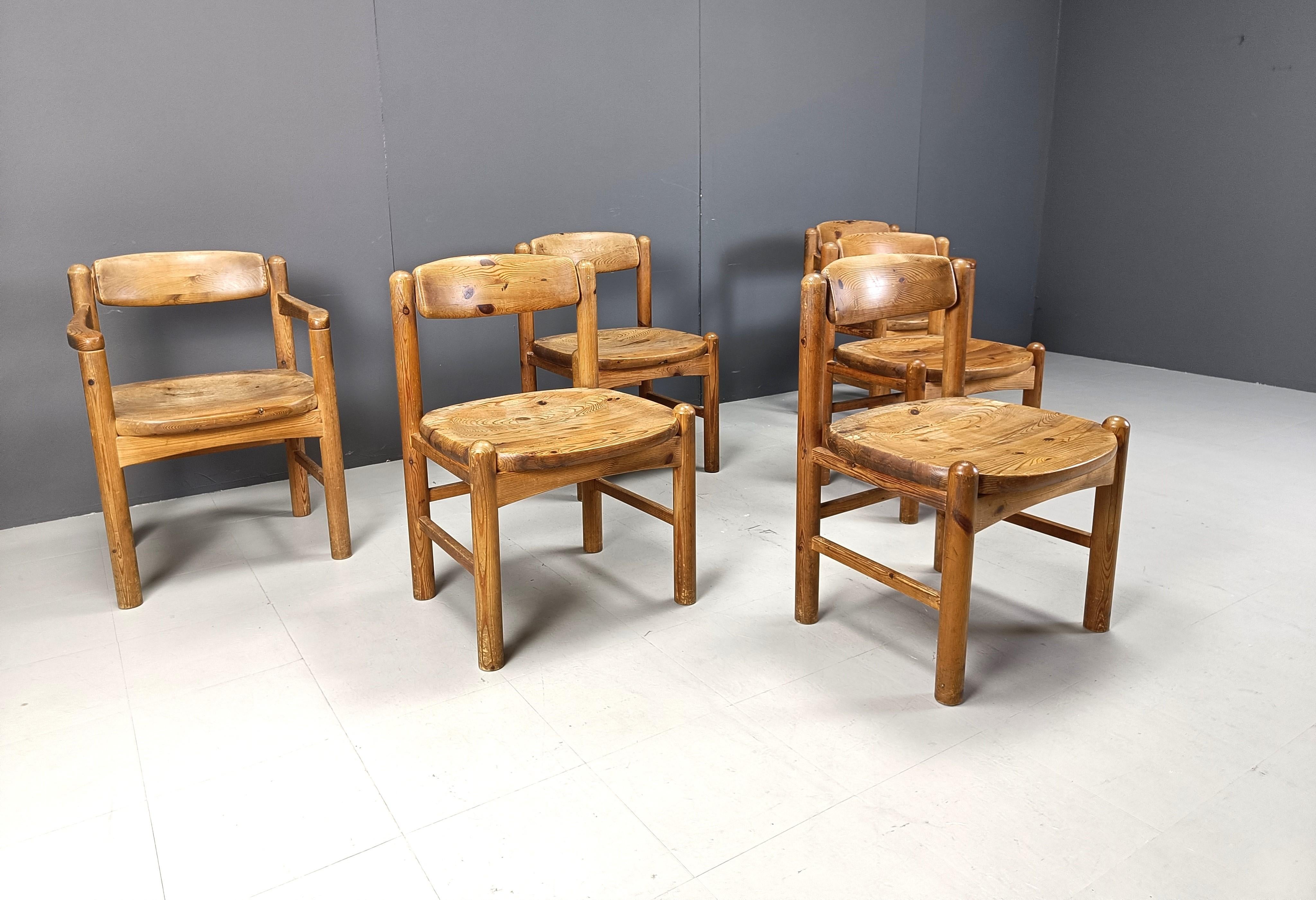 Rainer Daumiller Esszimmerstühle aus Kiefernholz für Hirtshals Savvaerk - 6er-Set - 197 im Angebot 4