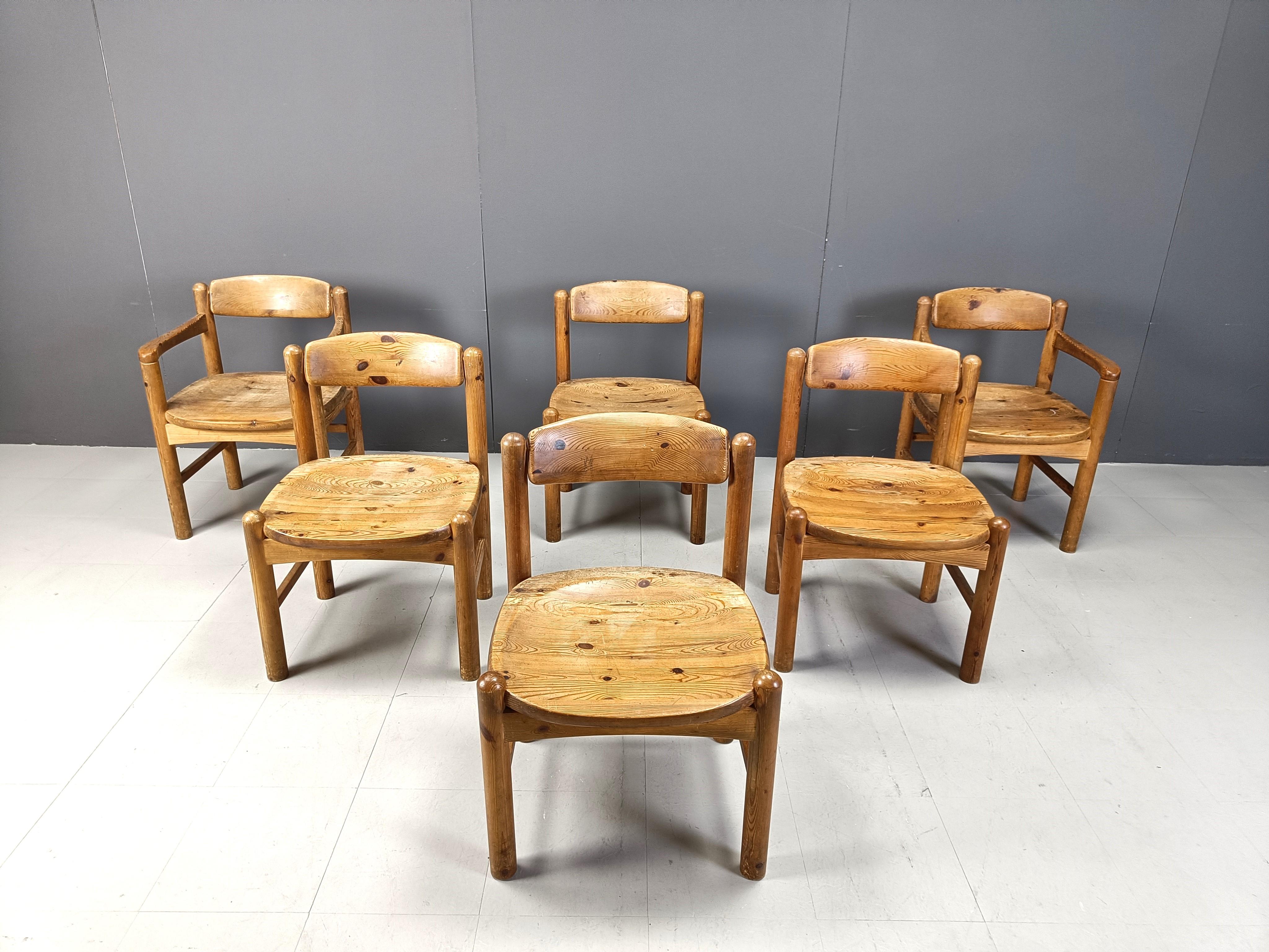 Rainer Daumiller Esszimmerstühle aus Kiefernholz für Hirtshals Savvaerk - 6er-Set - 197 (Skandinavische Moderne) im Angebot
