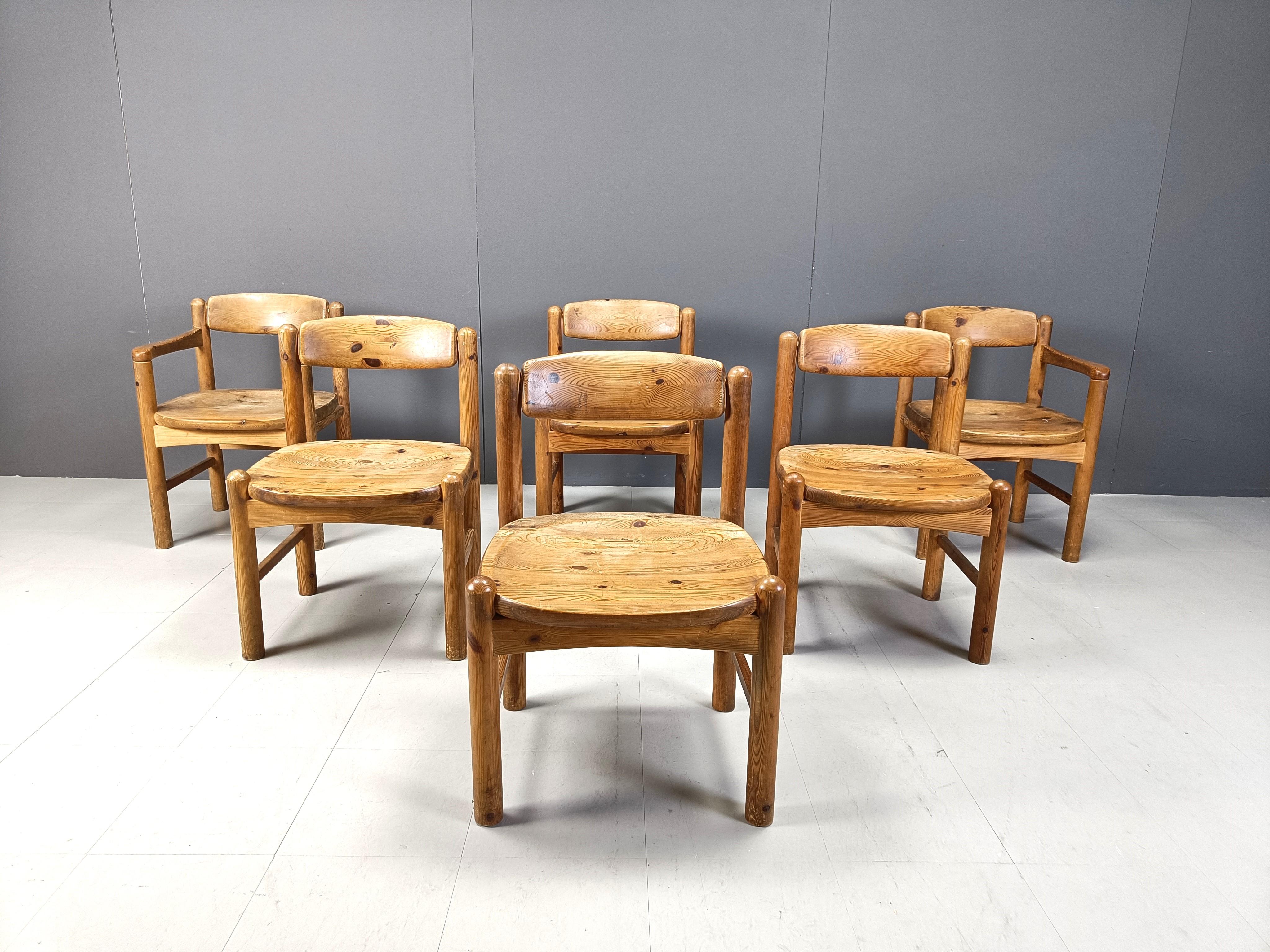 Rainer Daumiller Esszimmerstühle aus Kiefernholz für Hirtshals Savvaerk - 6er-Set - 197 (Dänisch) im Angebot