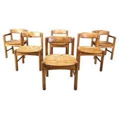 Rainer Daumiller pine wood dining chairs for Hirtshals Savvaerk - set of 6 - 197