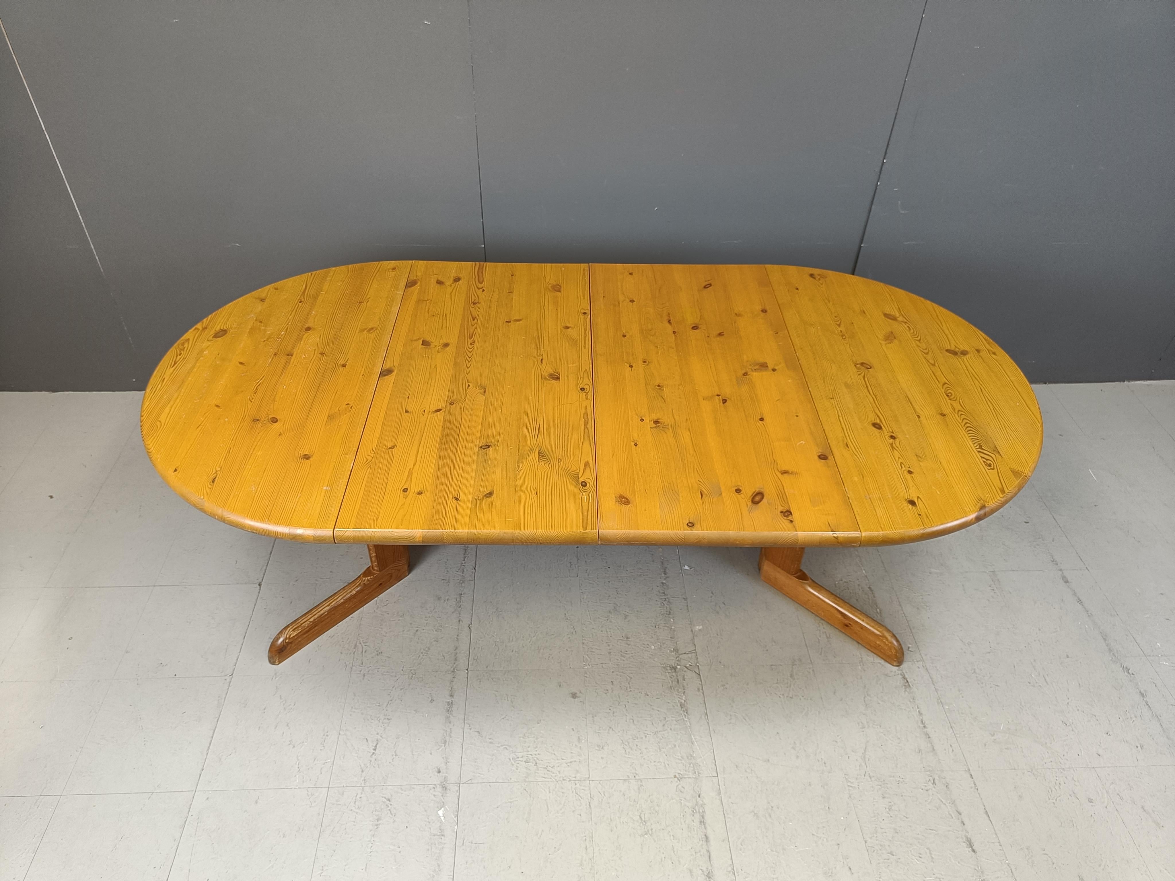 Rainer Daumiller pine wood dining set for Hirtshals Savvaerk - set of 4 - 1980s For Sale 3
