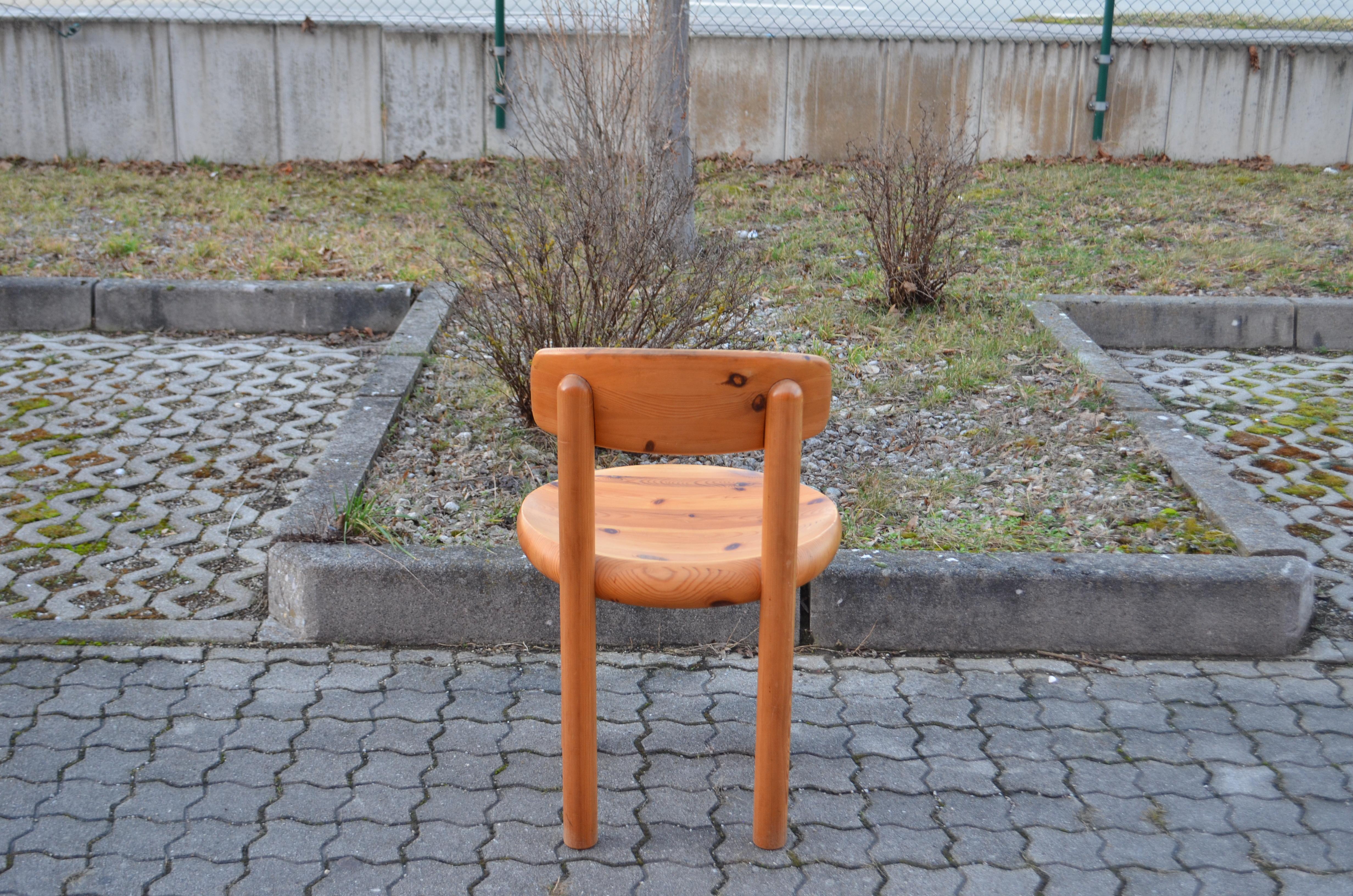 Rainer Daumiller Rare ensemble de 6 chaises danoises Flex en pin scandinave en vente 2