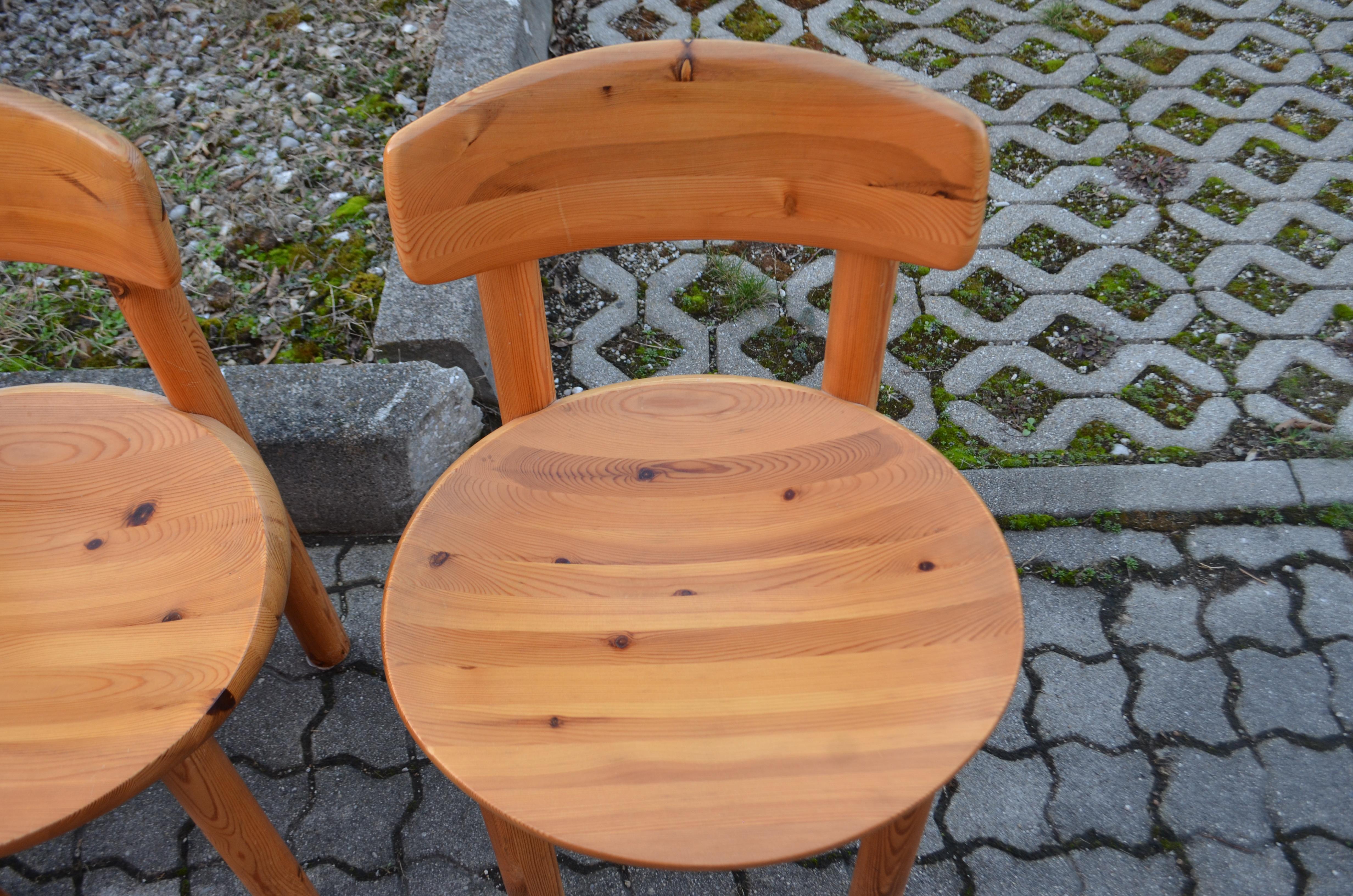 Rainer Daumiller Rare Danish Flex chairs Scandinavian Pine Hirtshals Set of 6 For Sale 5
