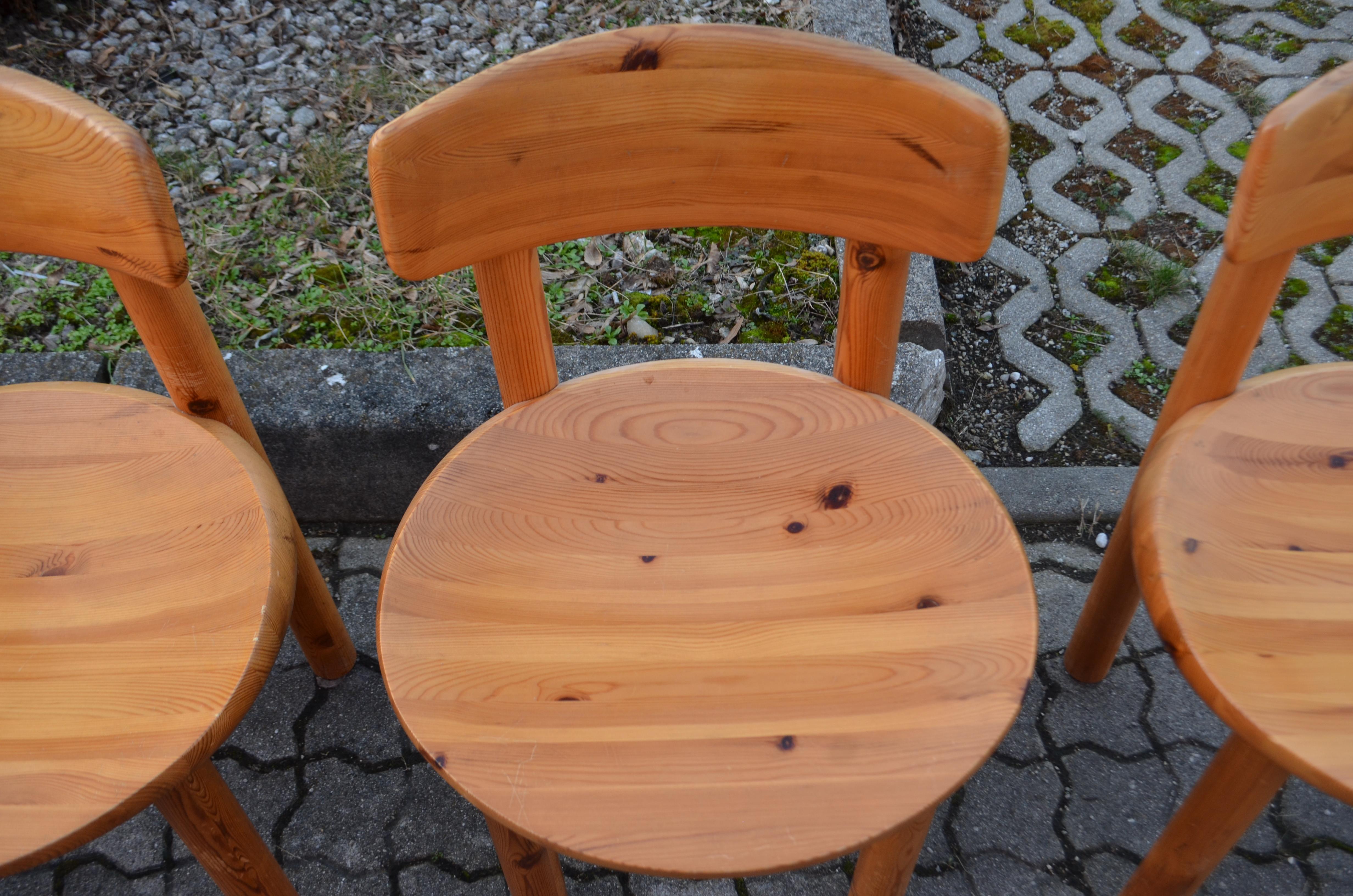 Rainer Daumiller Rare Danish Flex chairs Scandinavian Pine Hirtshals Set of 6 For Sale 6