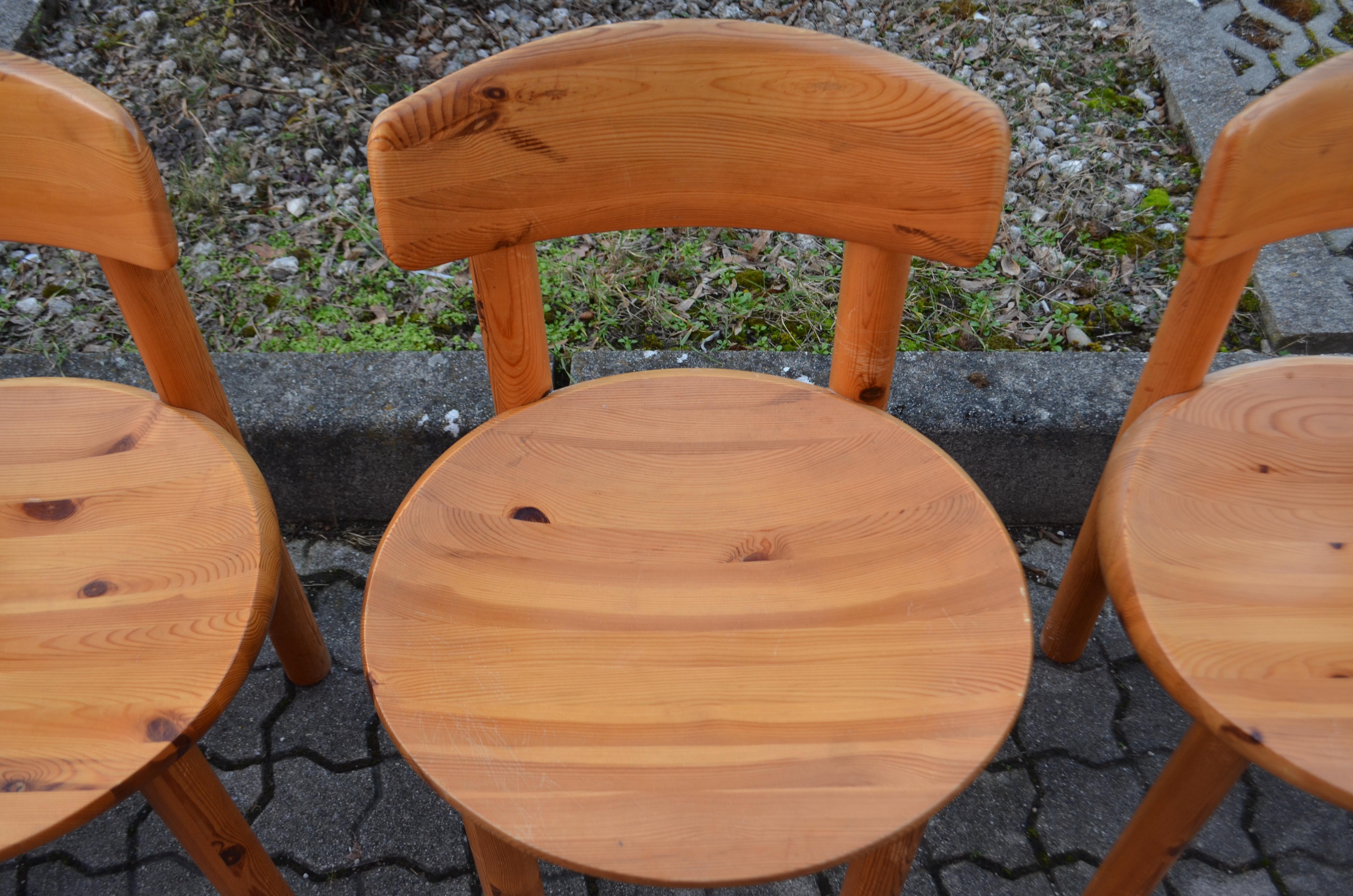 Rainer Daumiller Rare Danish Flex chairs Scandinavian Pine Hirtshals Set of 6 For Sale 7