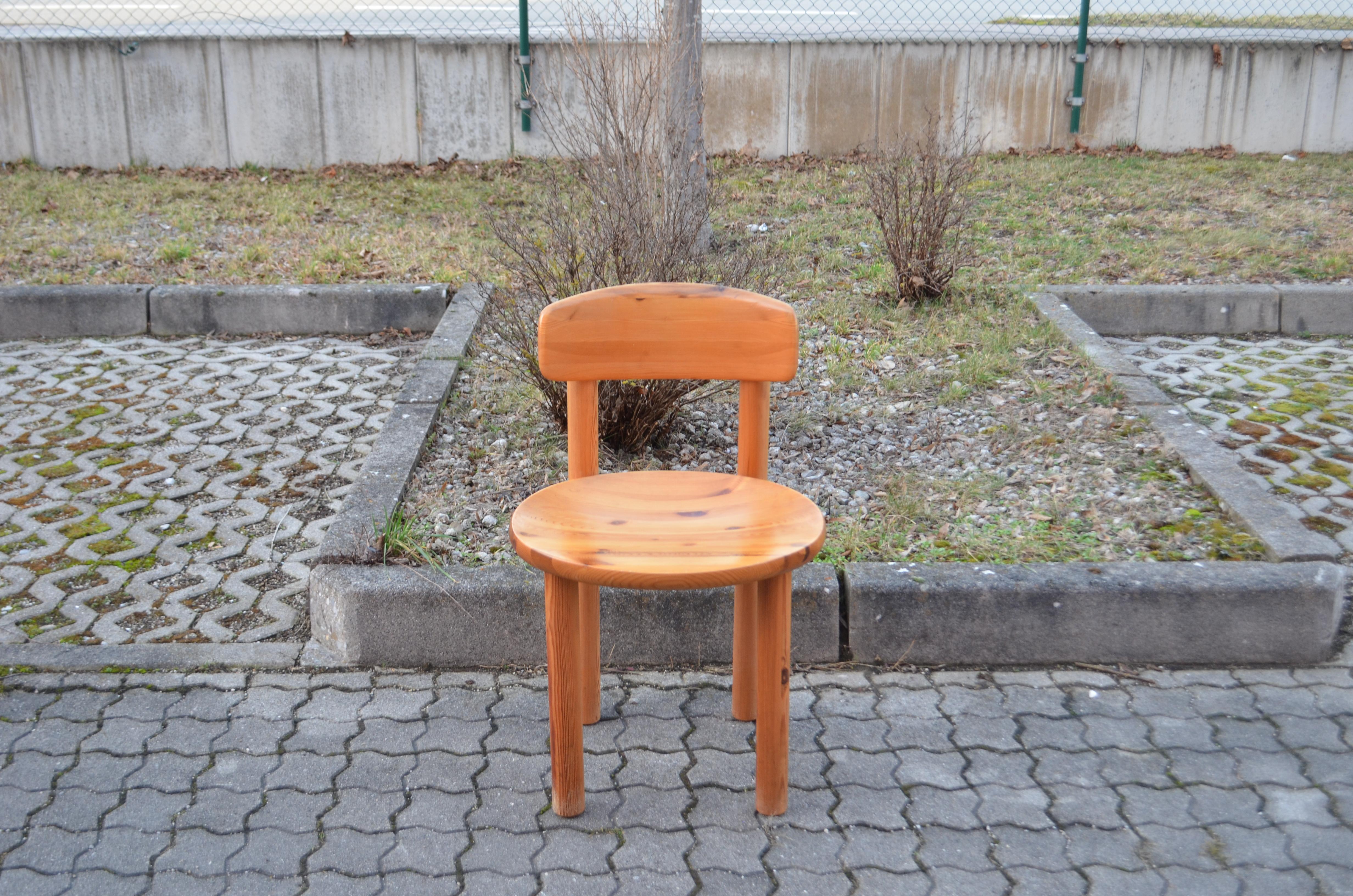 Wood Rainer Daumiller Rare Danish Flex chairs Scandinavian Pine Hirtshals Set of 6 For Sale