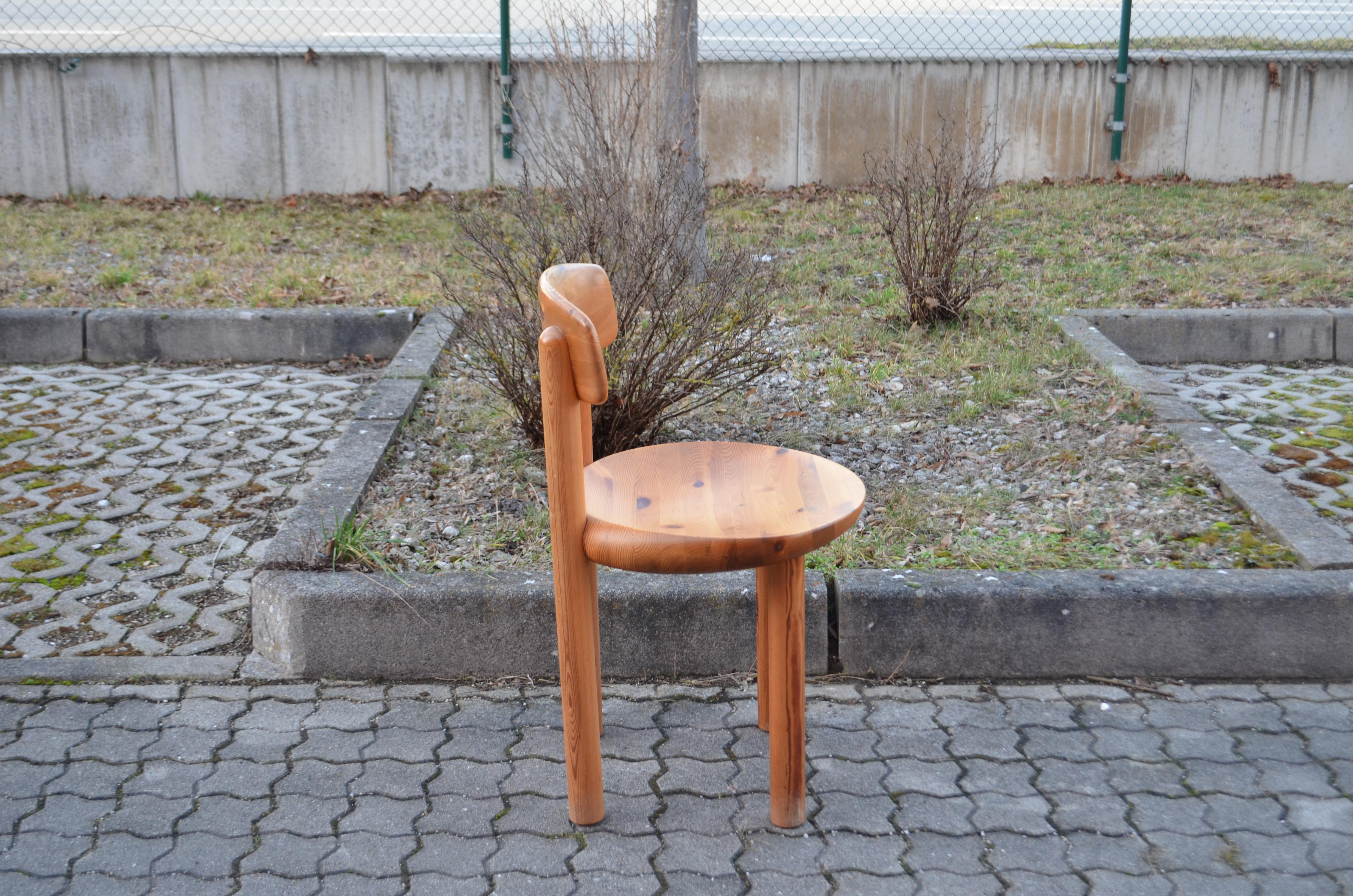 Rainer Daumiller Rare ensemble de 6 chaises danoises Flex en pin scandinave en vente 1