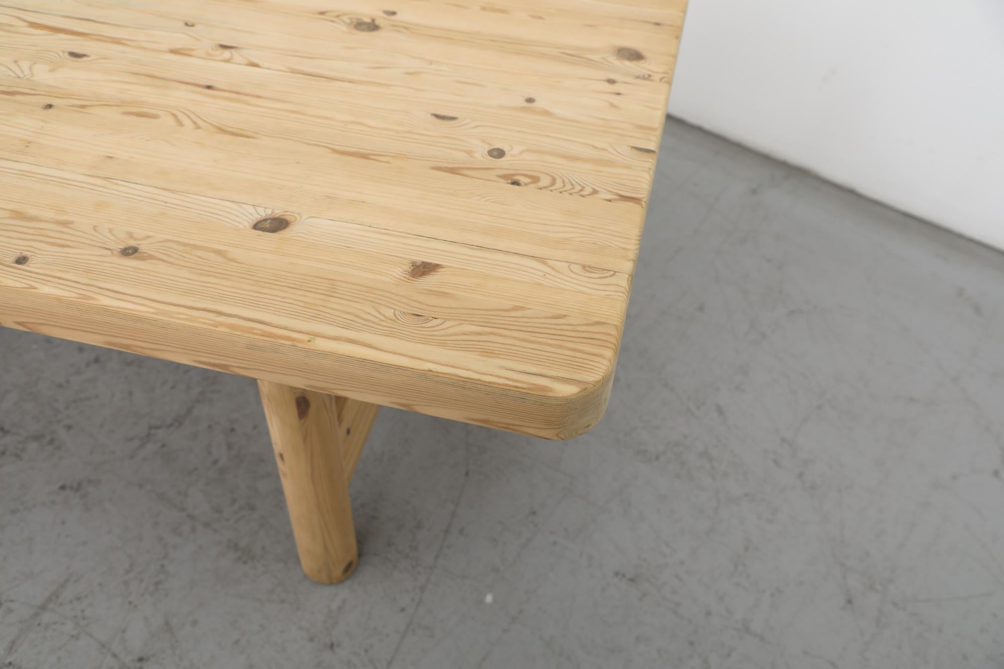 Rainer Daumiller Raw Pine Dining Table or Executive Desk 3