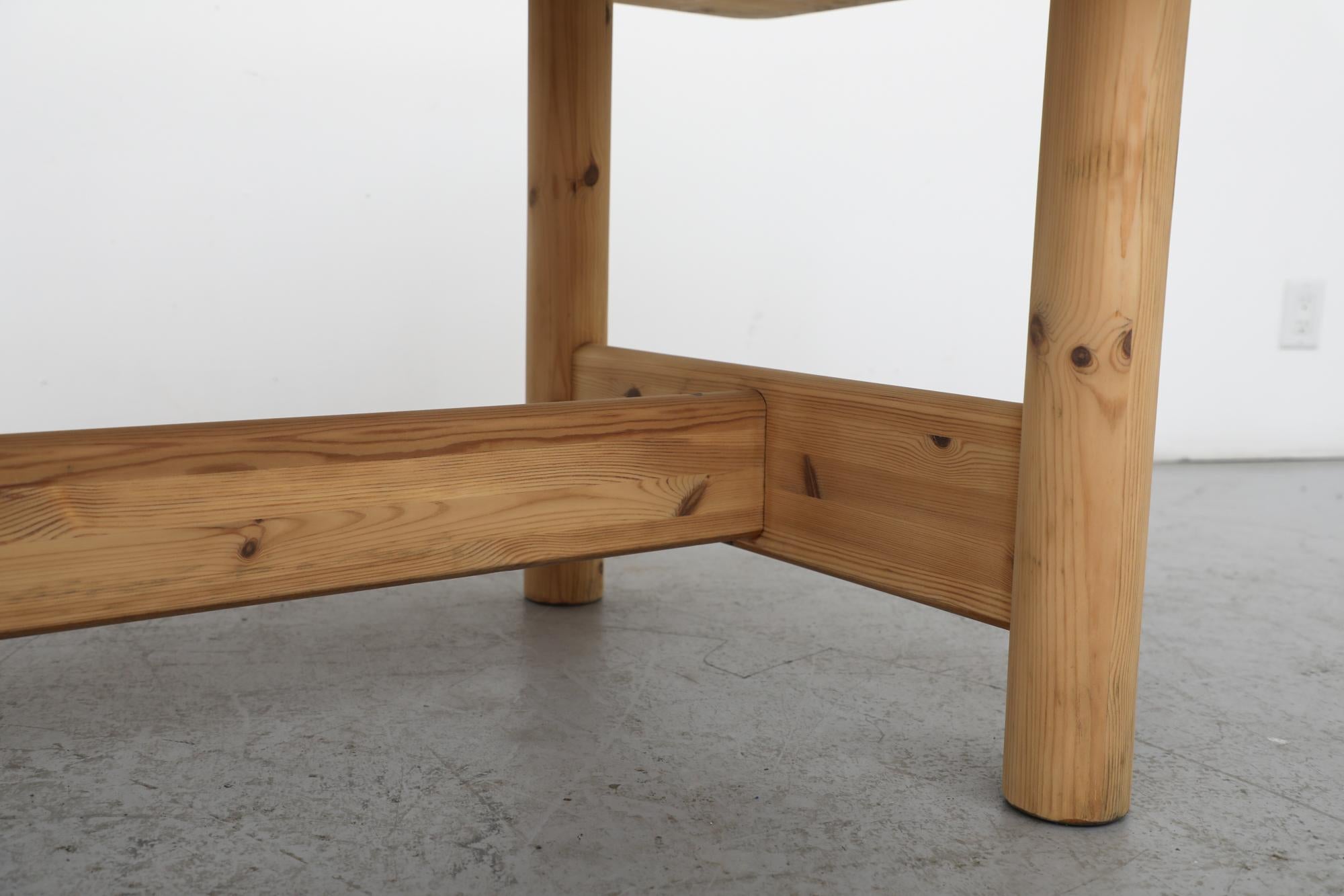 Rainer Daumiller Raw Pine Dining Table or Executive Desk 5