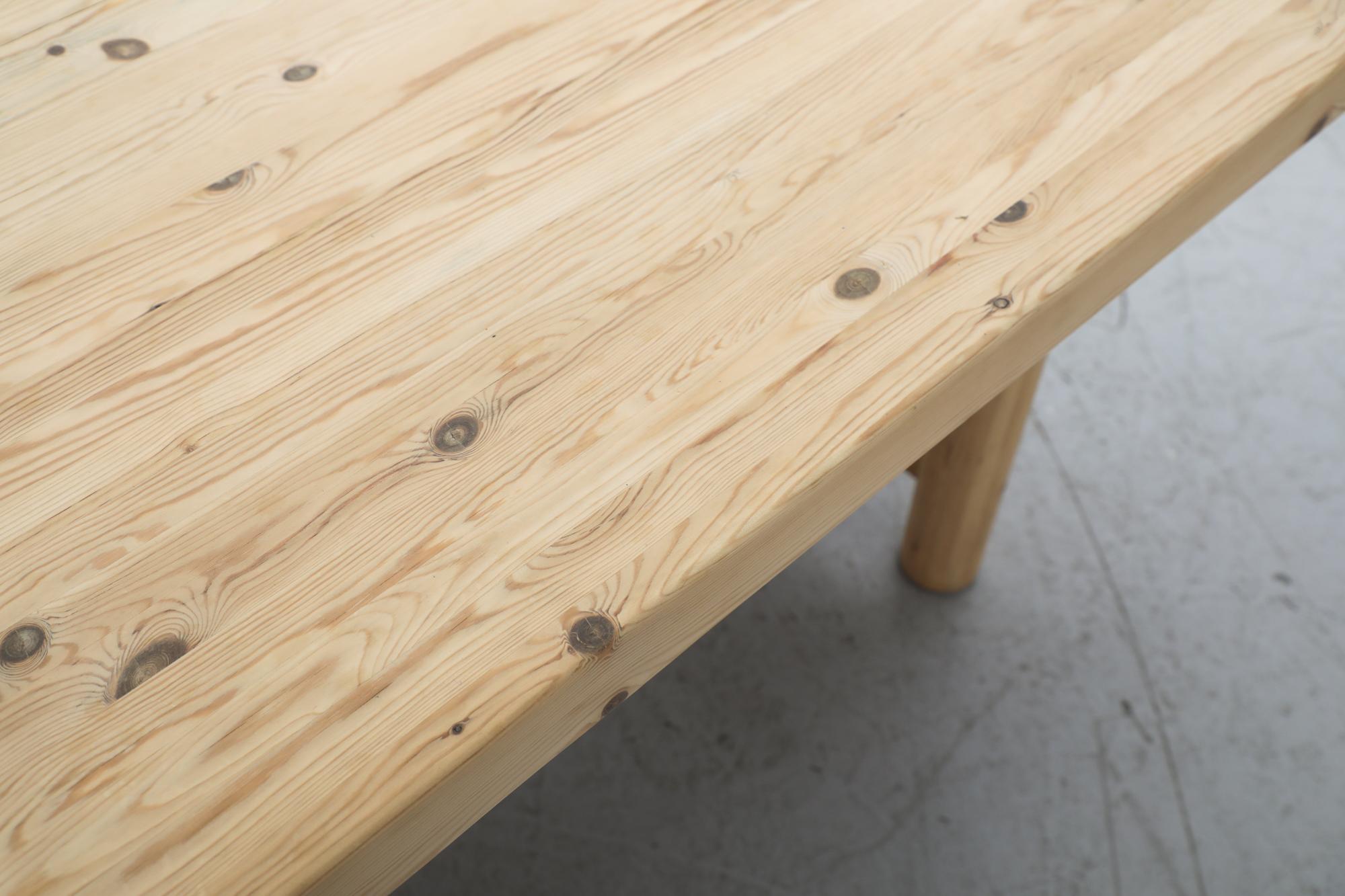 Rainer Daumiller Raw Pine Dining Table or Executive Desk 6