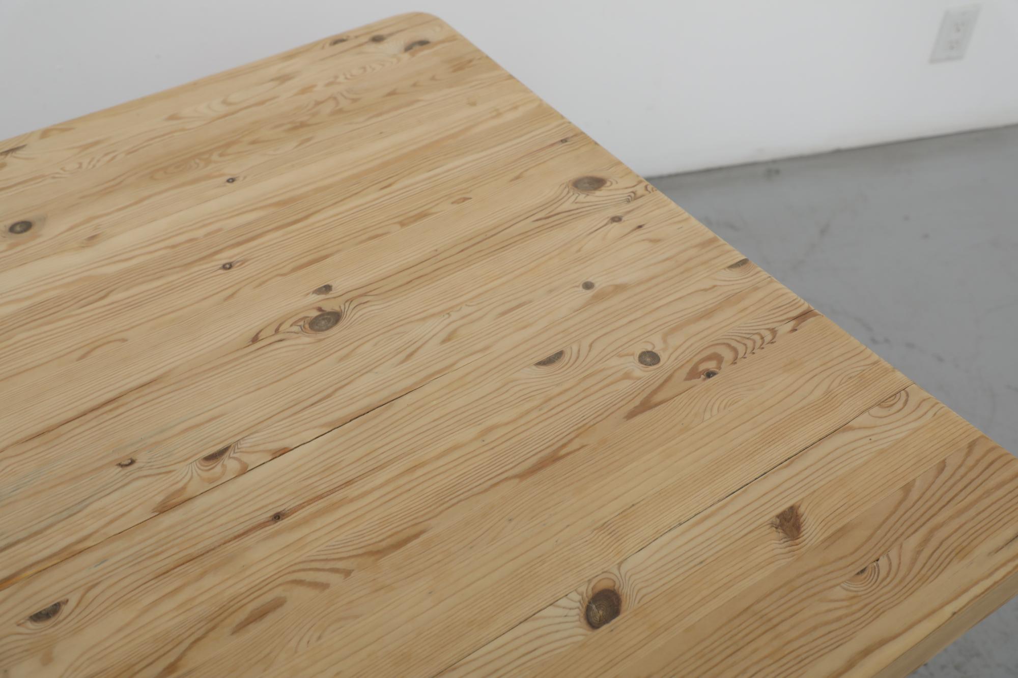 Rainer Daumiller Raw Pine Dining Table or Executive Desk 8