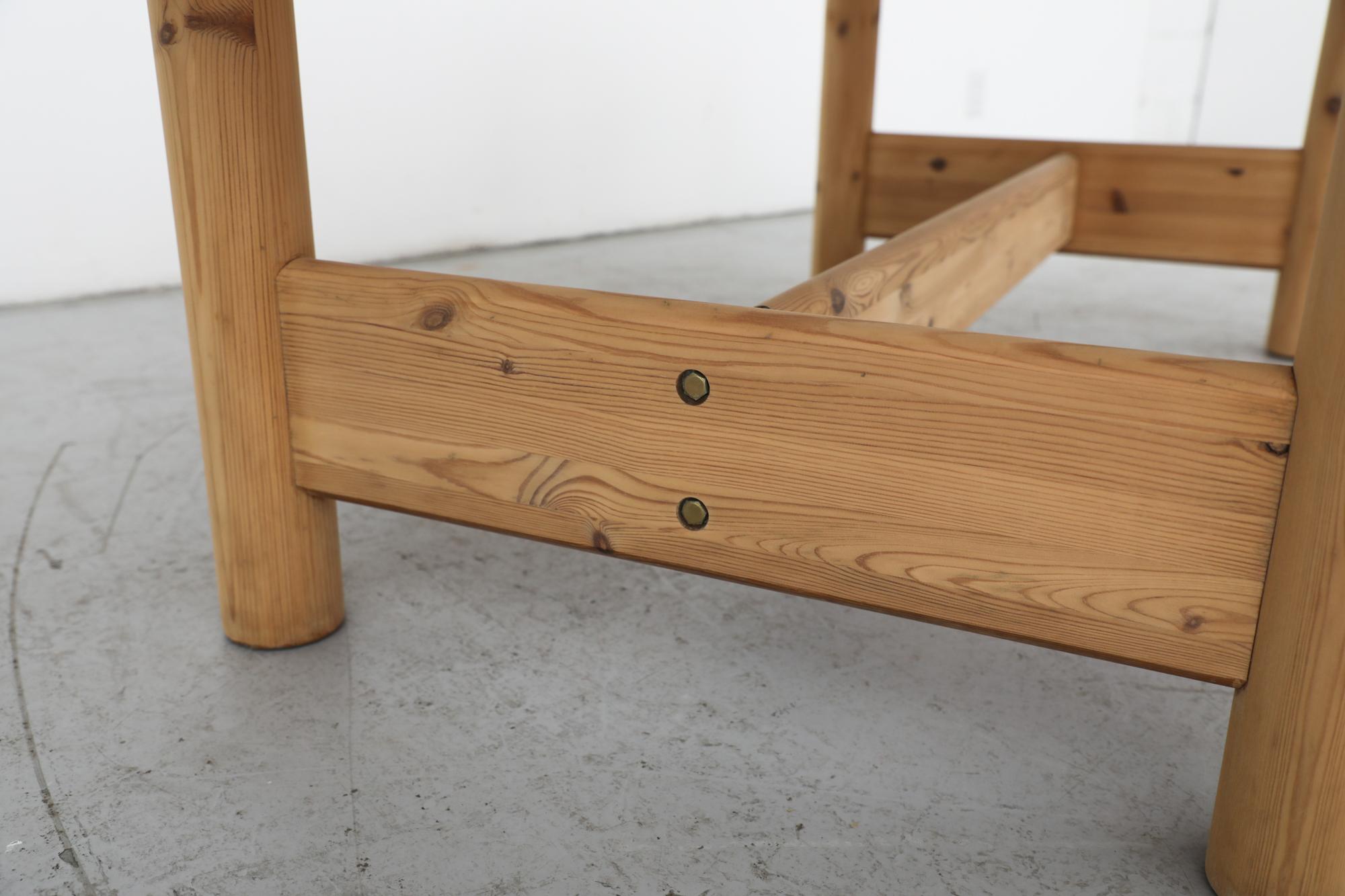 Mid-20th Century Rainer Daumiller Raw Pine Dining Table or Executive Desk