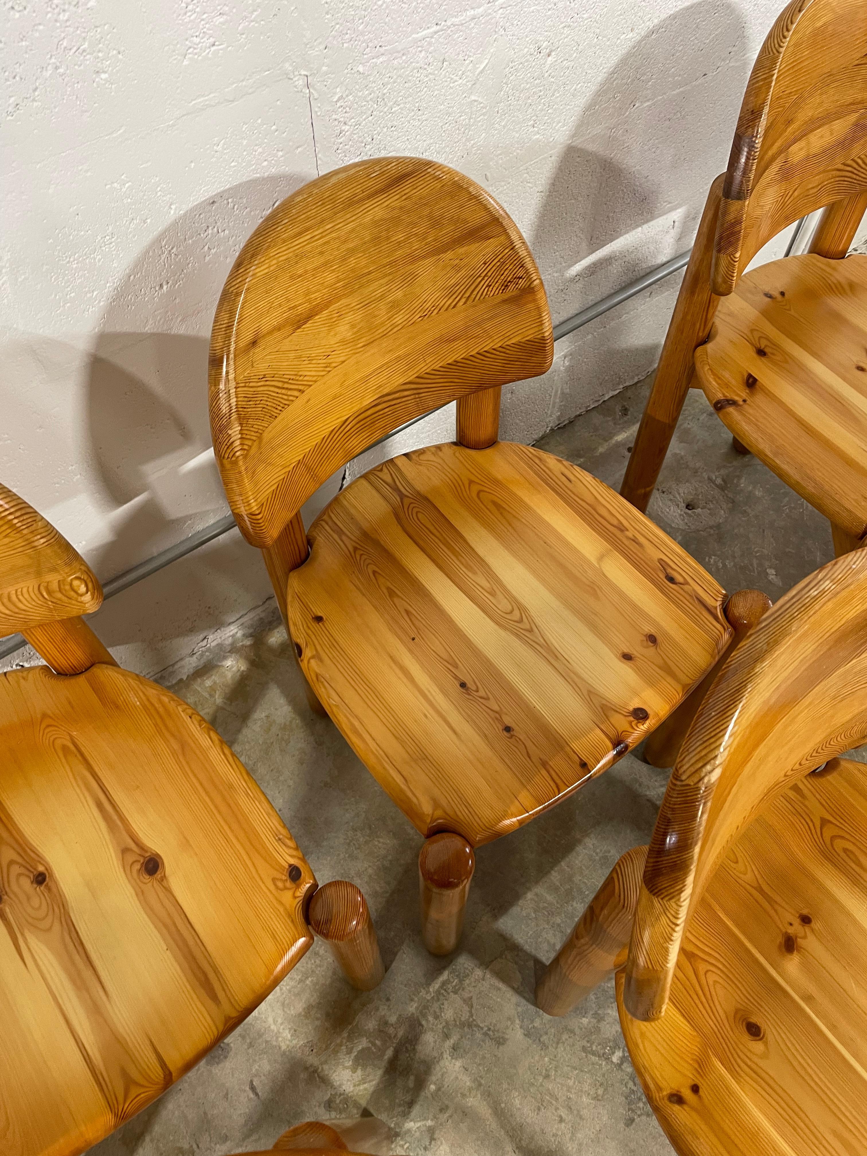 Rainer Daumiller Set of 6 Pine Chairs 3