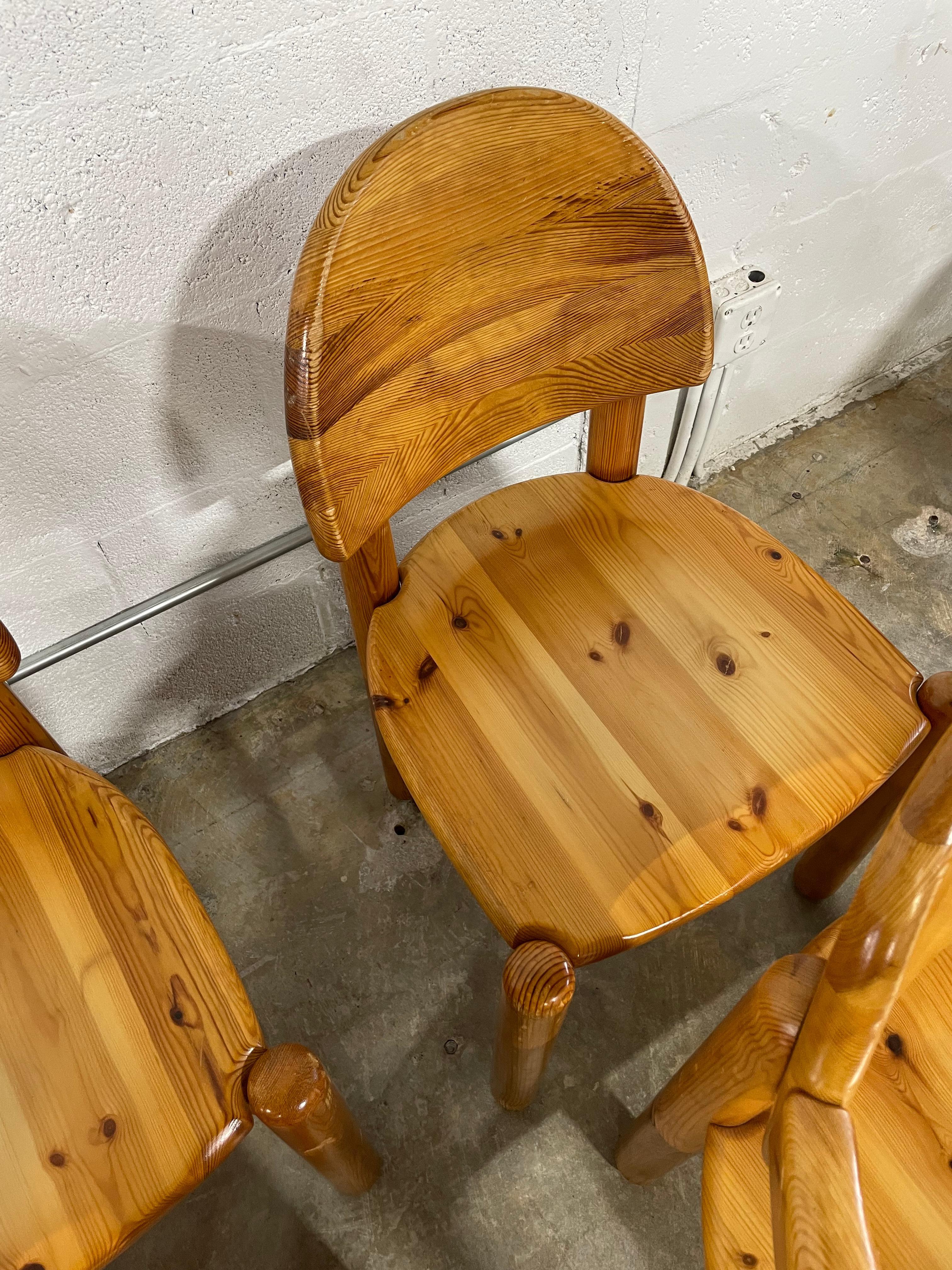 Rainer Daumiller Set of 6 Pine Chairs 8