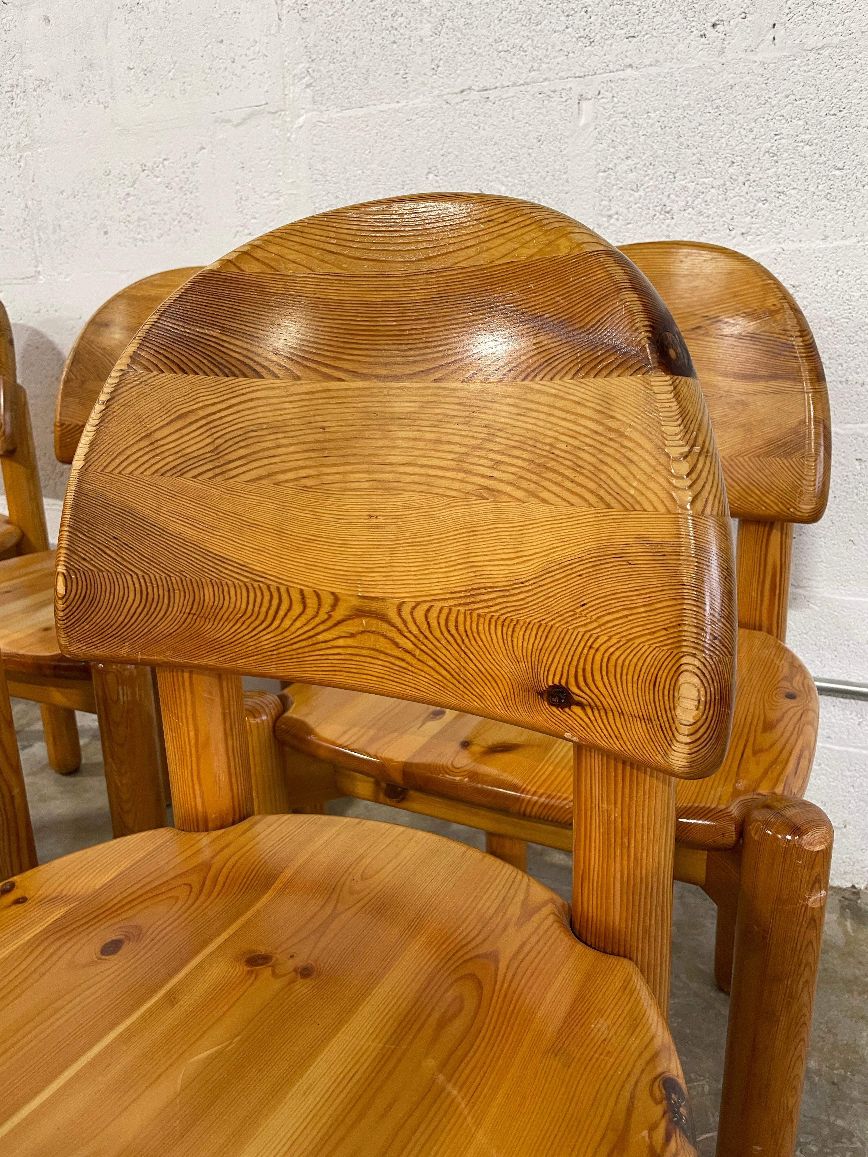Rainer Daumiller Set of 6 Pine Chairs 9