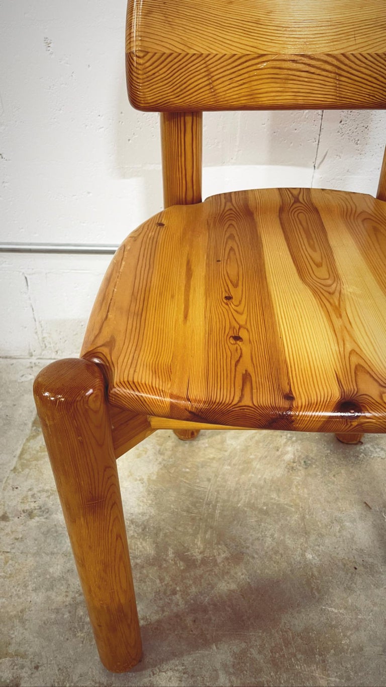 Rainer Daumiller Set of 6 Pine Chairs For Sale at 1stDibs
