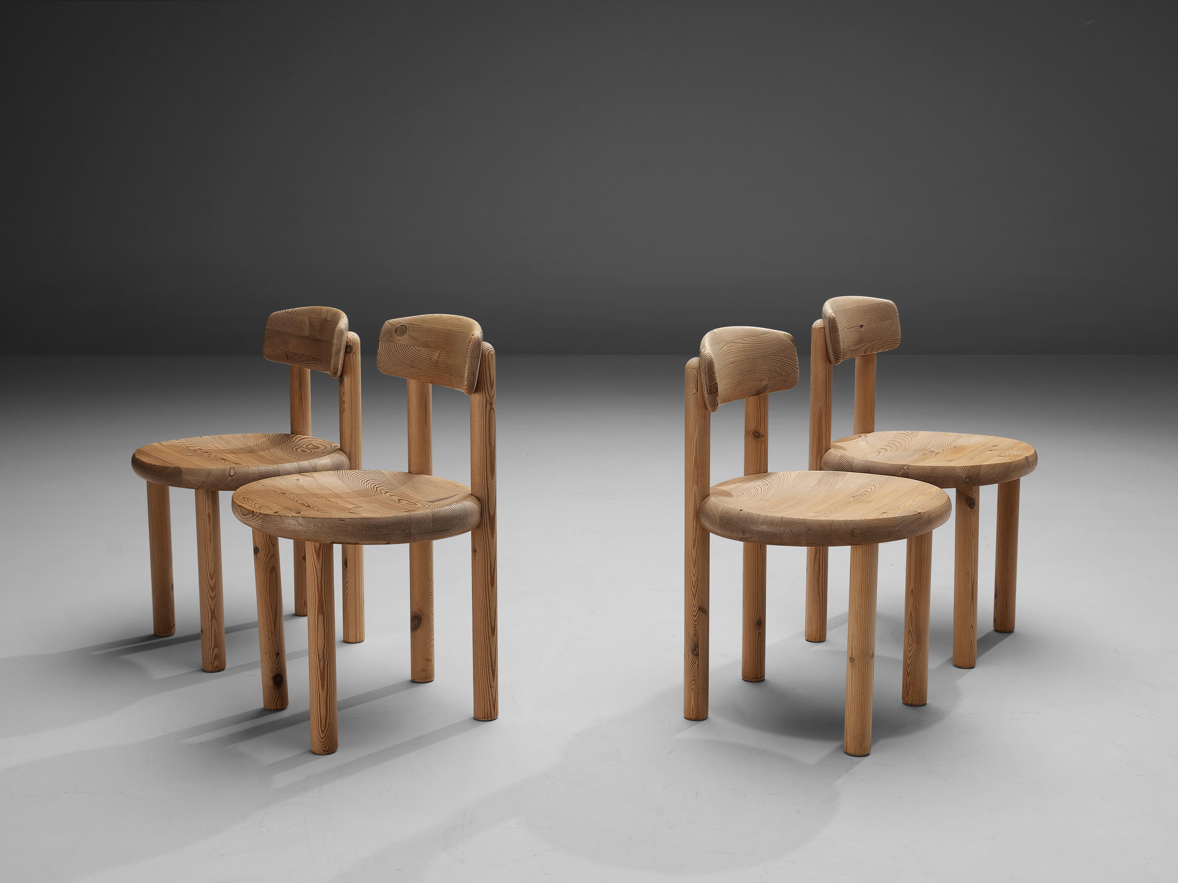 Rainer Daumiller Set of Four Dining Chairs in Pine 3