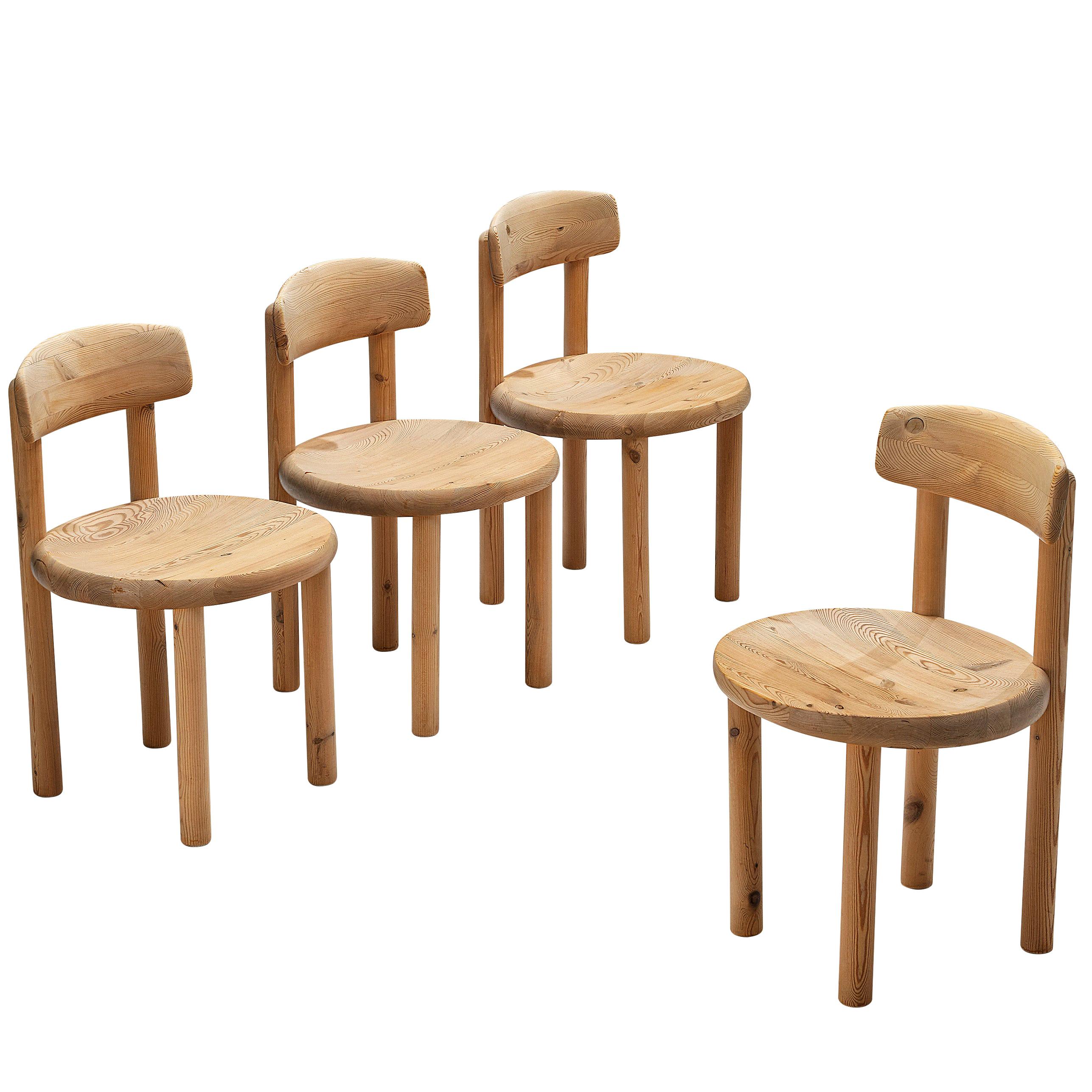 Rainer Daumiller Set of Four Dining Chairs in Pine