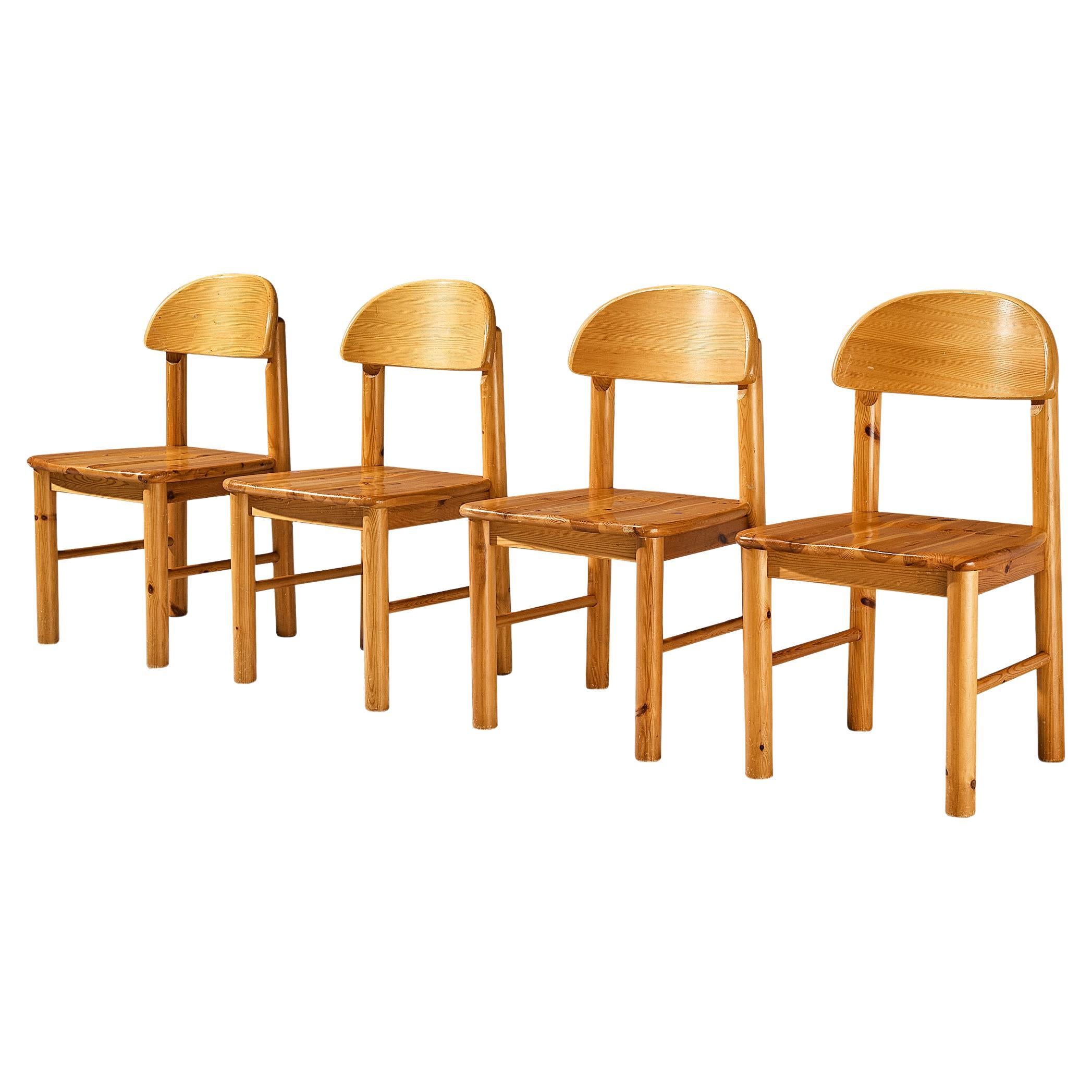 Rainer Daumiller Set of Four Dining Chairs in Pine 