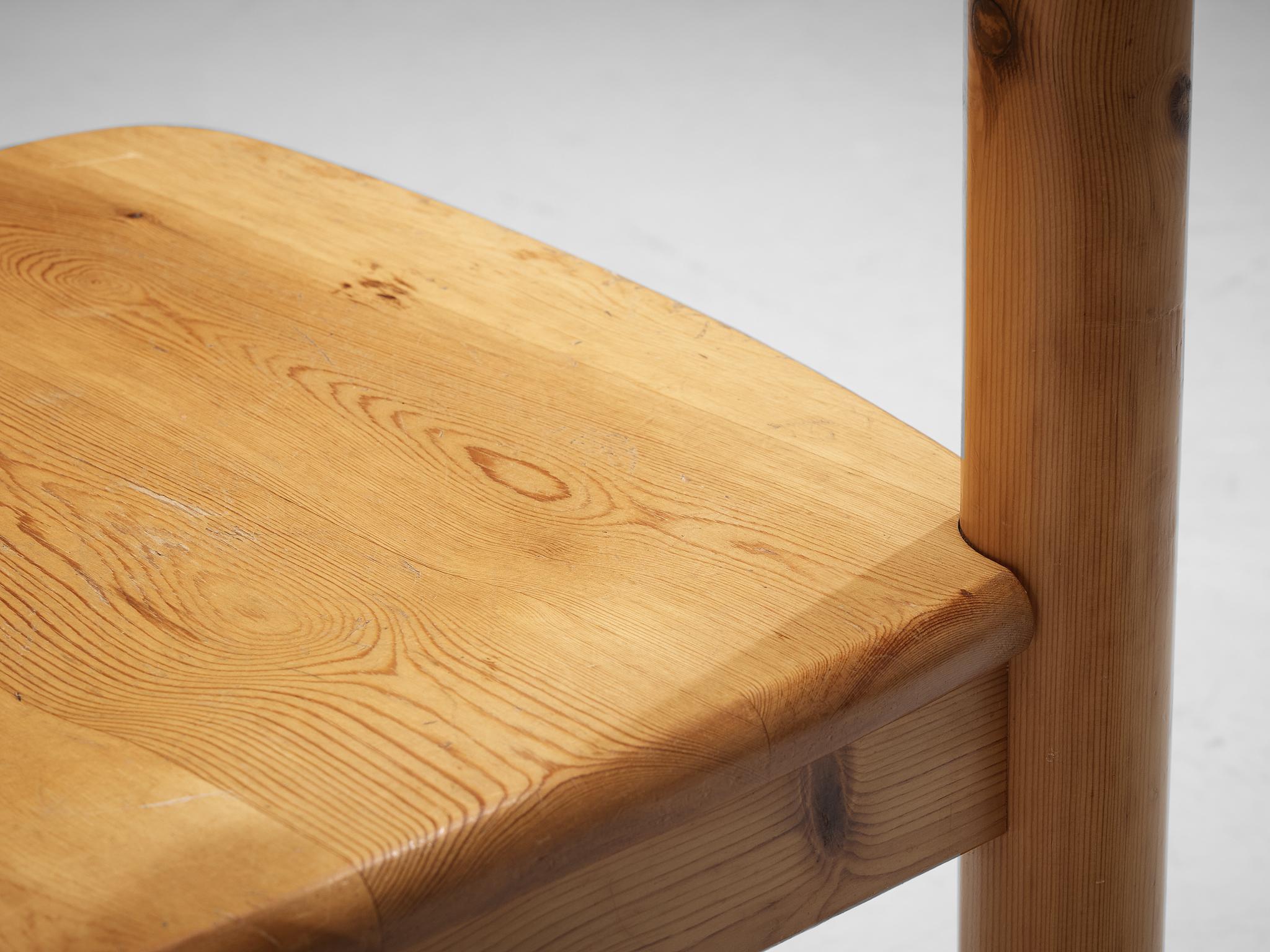 Rainer Daumiller Set of Four Dining Chairs in Solid Pine For Sale 2