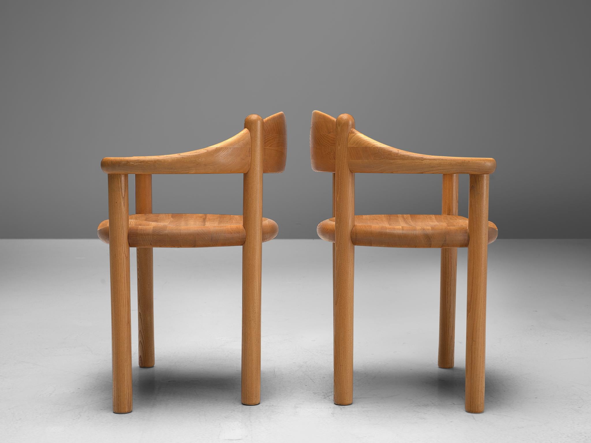 Late 20th Century Rainer Daumiller Set of Eight Armchairs in Ash