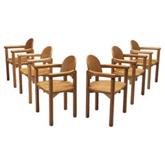 Rainer Daumiller Set of Six Armchairs in Pine
