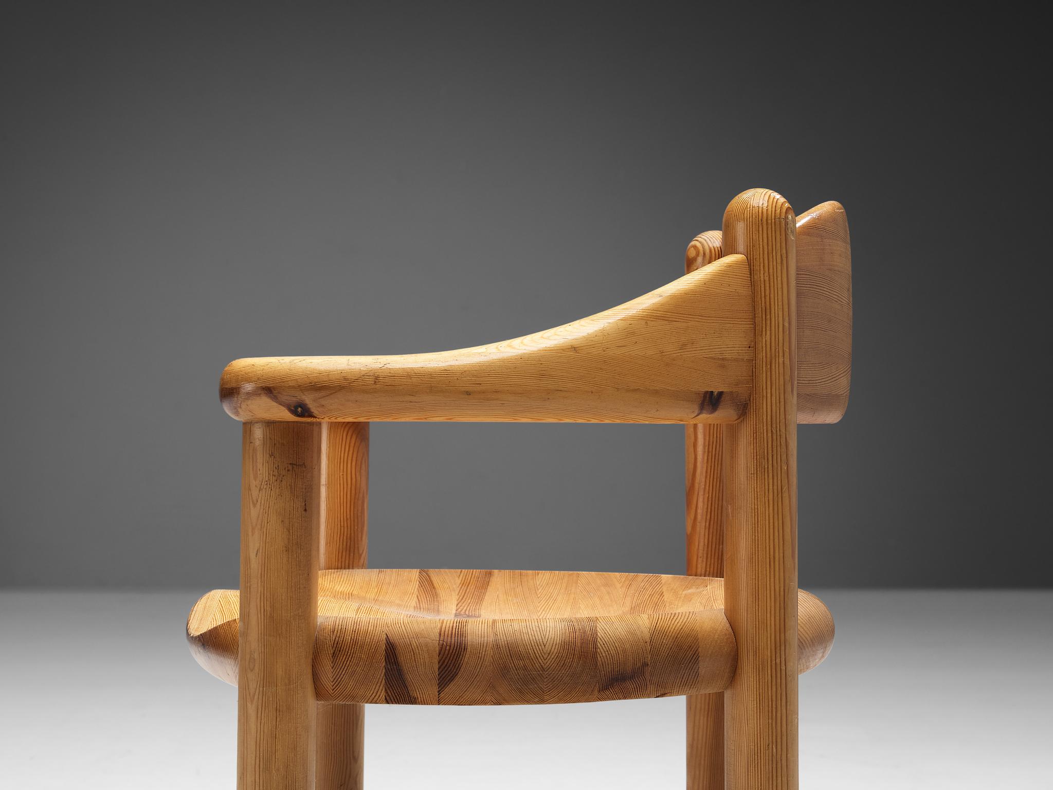 Rainer Daumiller Set of Six Armchairs in Solid Pine 2
