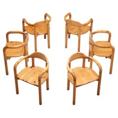 Rainer Daumiller Armchairs in Solid Pine