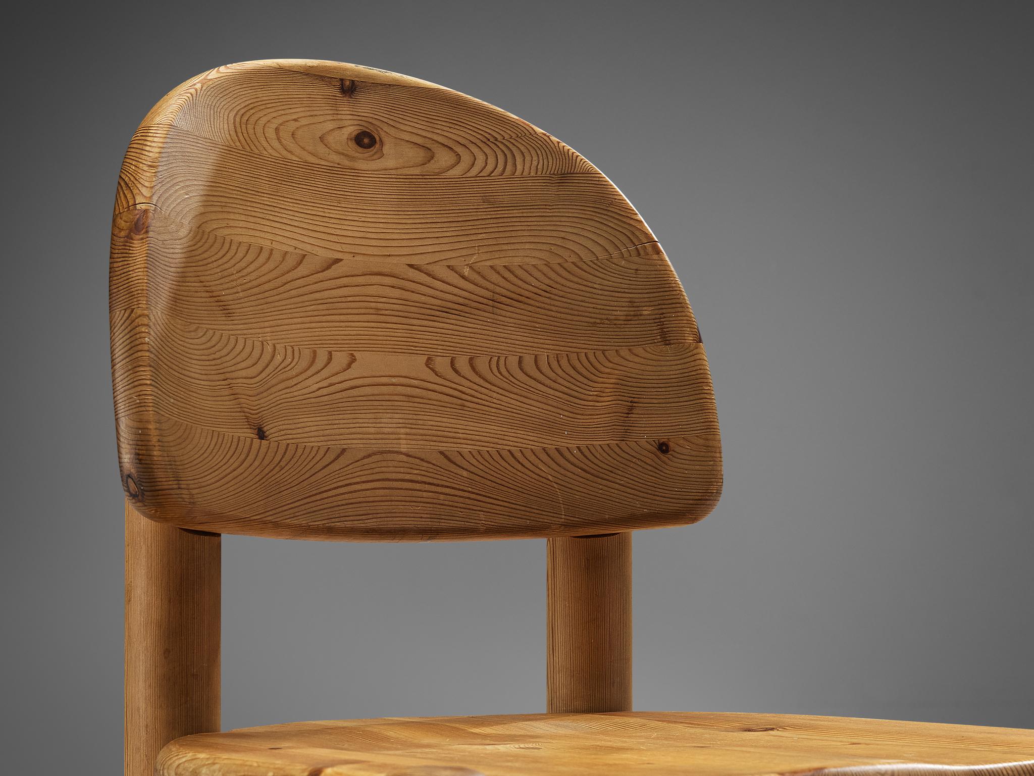 Danish Rainer Daumiller Set of Six Dining Chairs in Pine